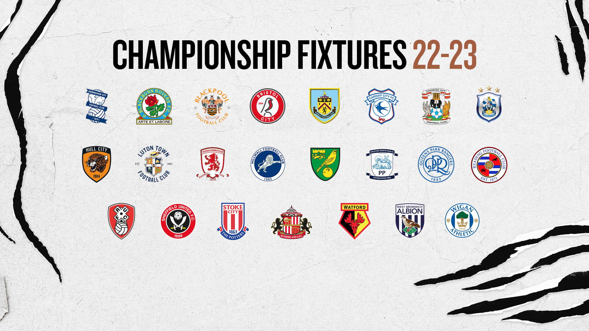 Championship fixtures 2012-13