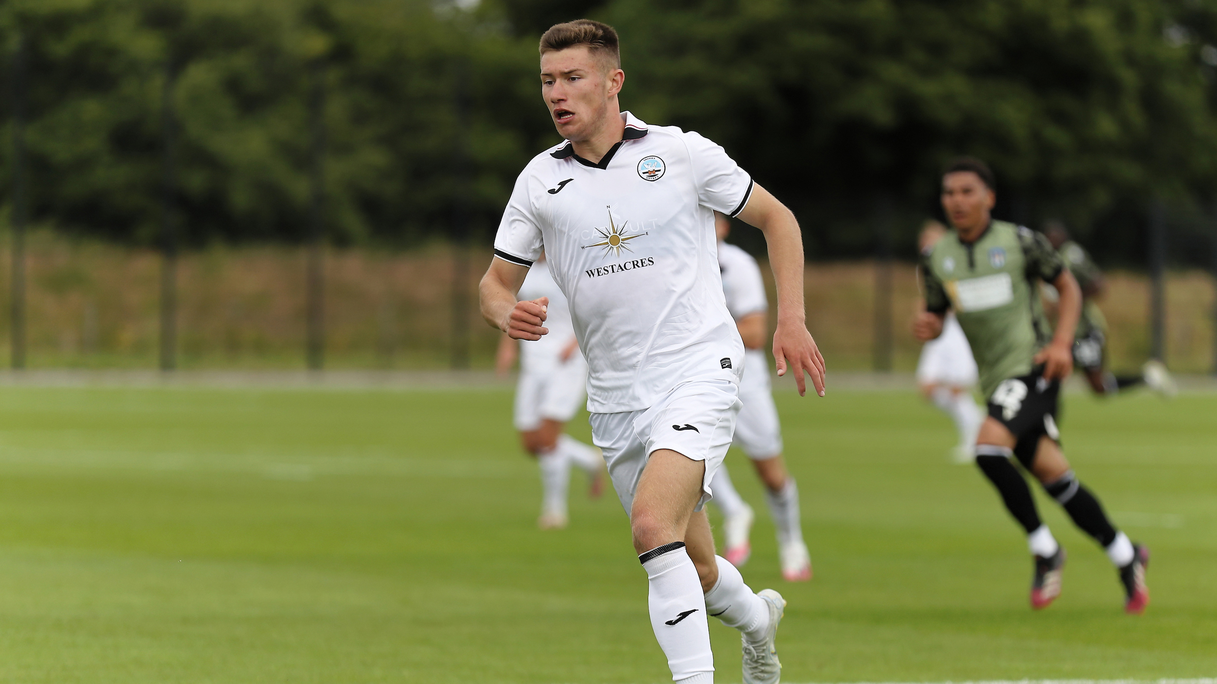 Swansea, Wales. 24 October 2022. Kyle Smith of Millwall after the  Professional Development League game between Swansea City Under 21 and  Millwall Under 21 at the Swansea City Academy in Swansea, Wales