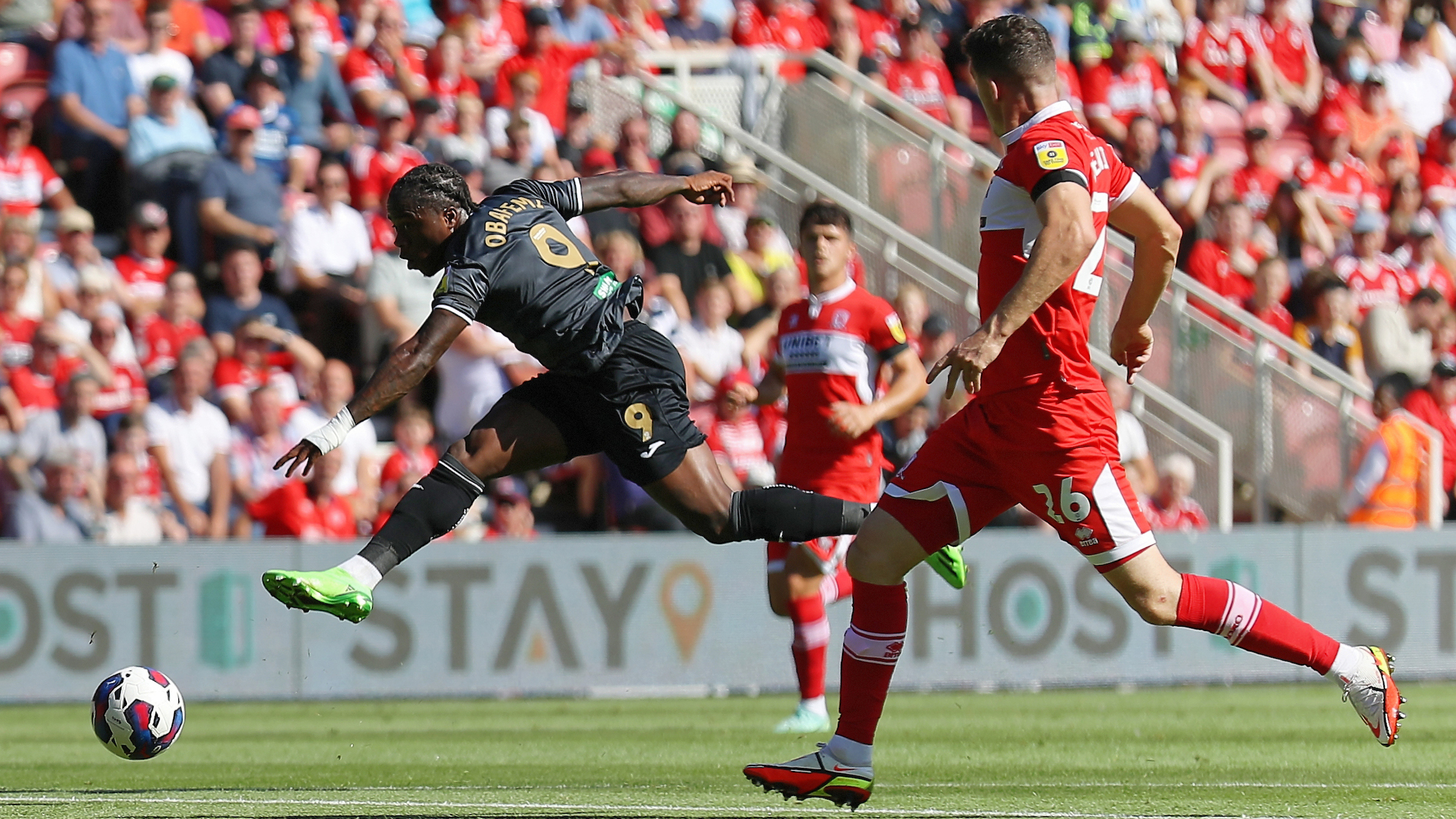 Boro away Michael Obafemi