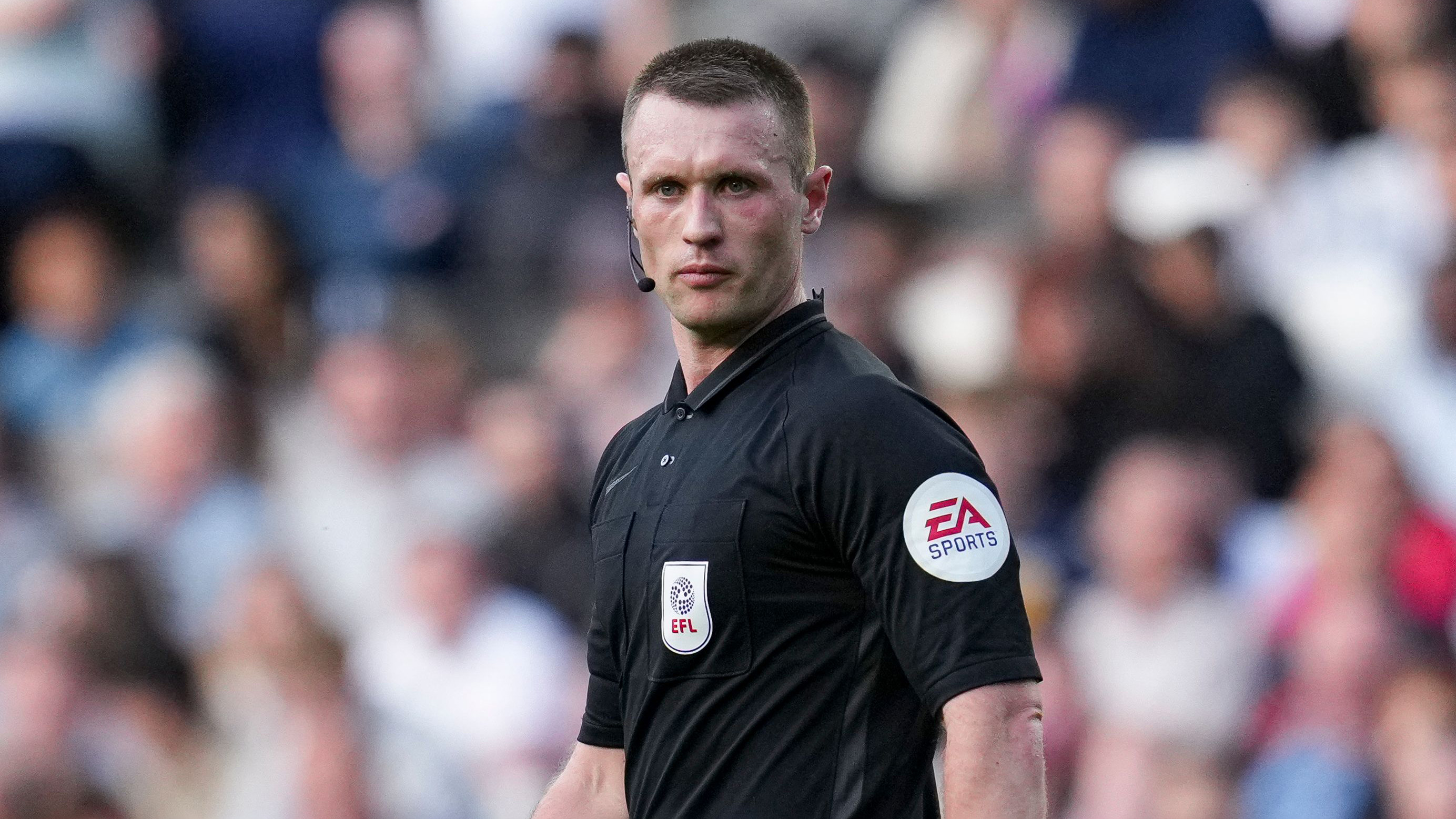 Photo of referee Thomas Bramall during a match