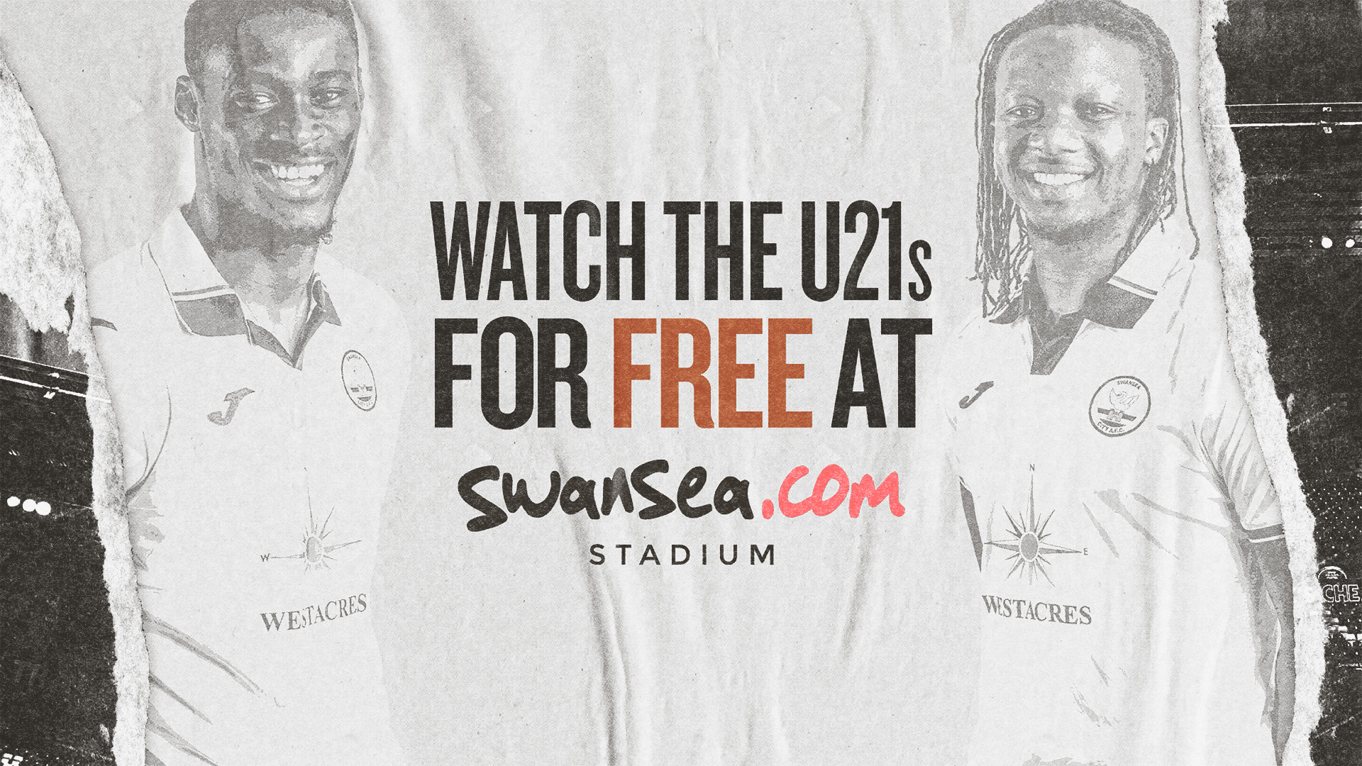 Watch the U21s for free at the Swansea.com Stadium