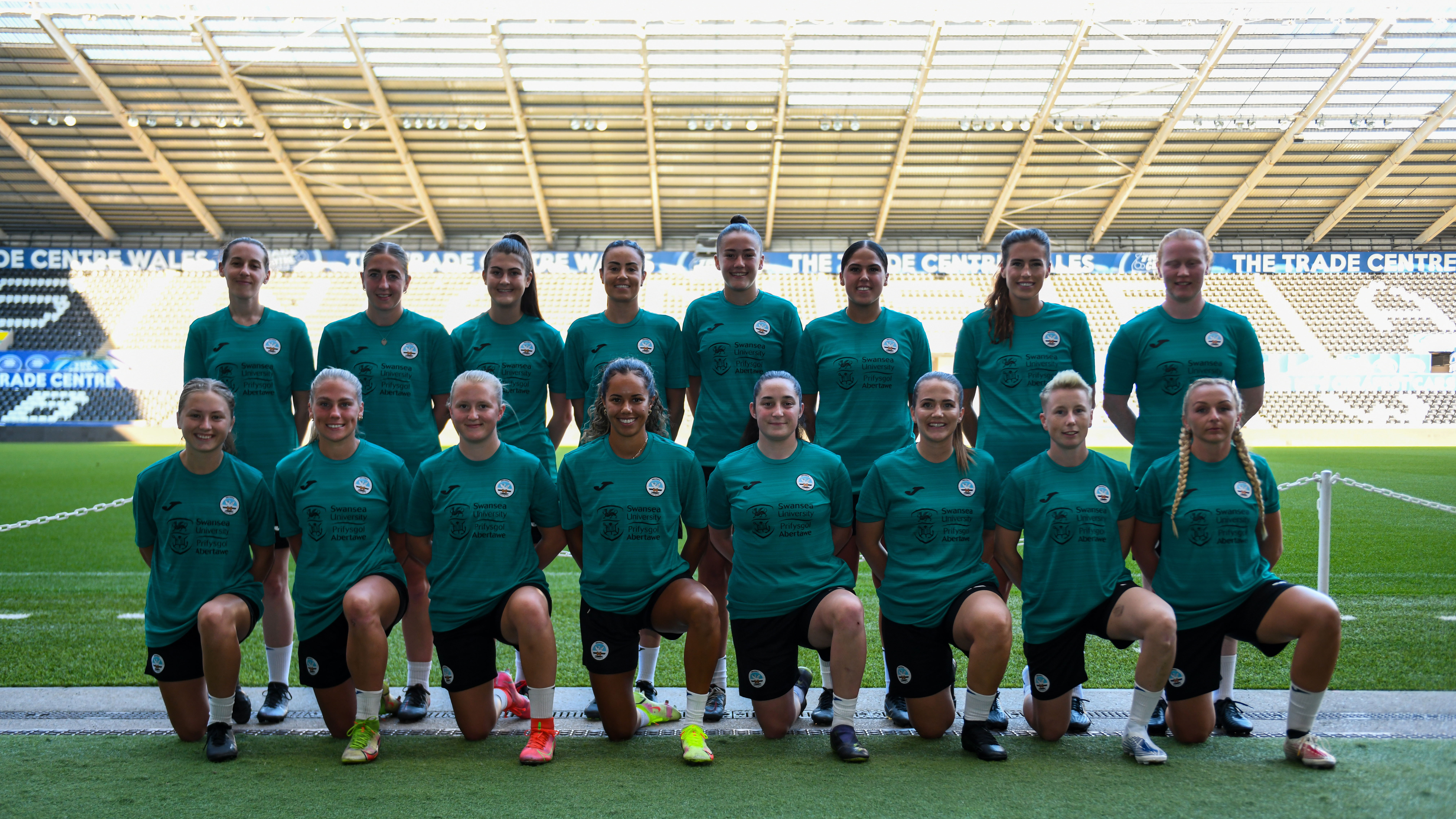 Swansea City Ladies - UCL Squad at the Swansea.com Stadium