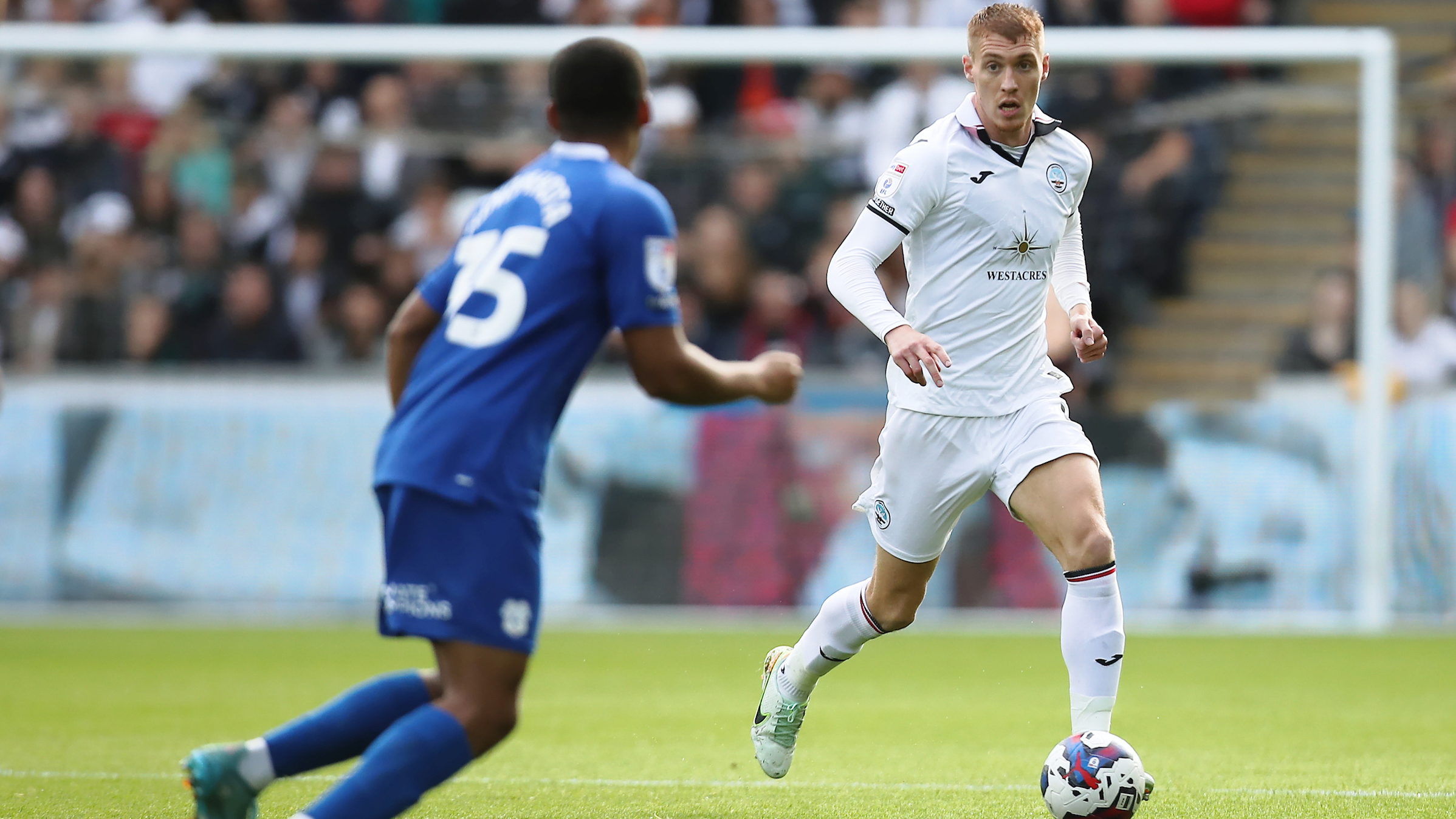 The brilliant away end scenes as Sheffield United's Oli McBurnie joins  Swansea City's Joe Rodon at Cardiff City clash - Wales Online