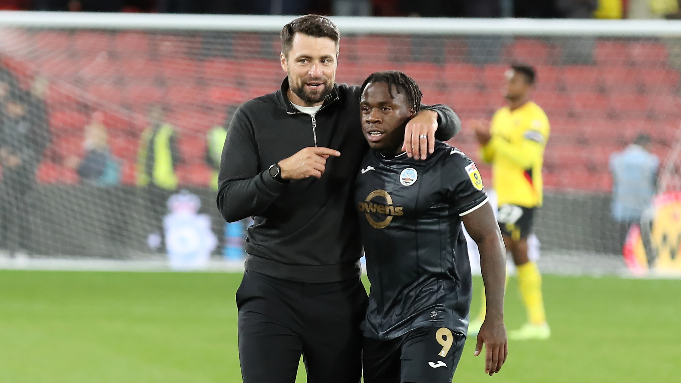 Russell Martin and Michael Obafemi