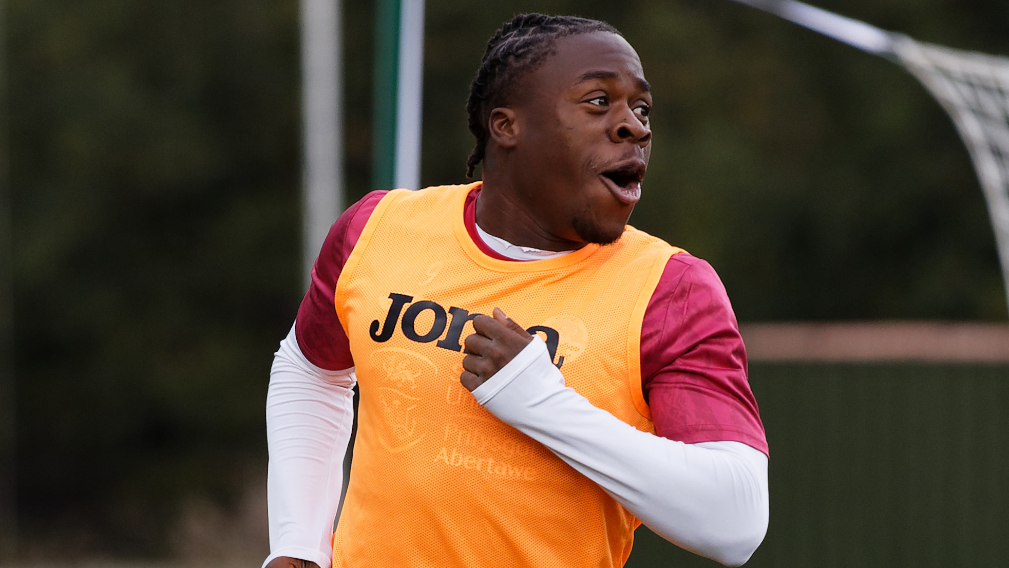 Michael Obafemi training at Carden Park