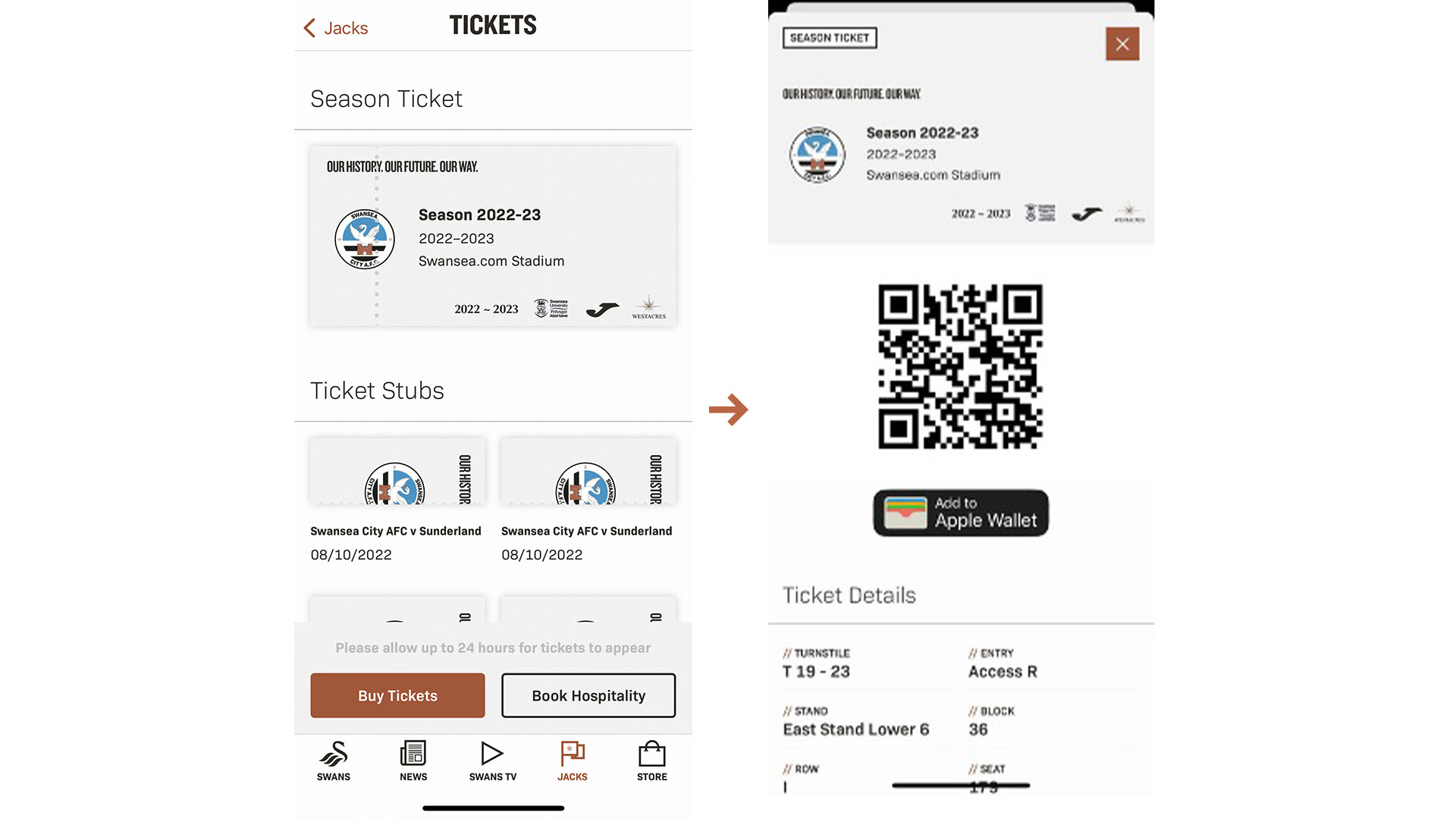 Ticketing Screenshot