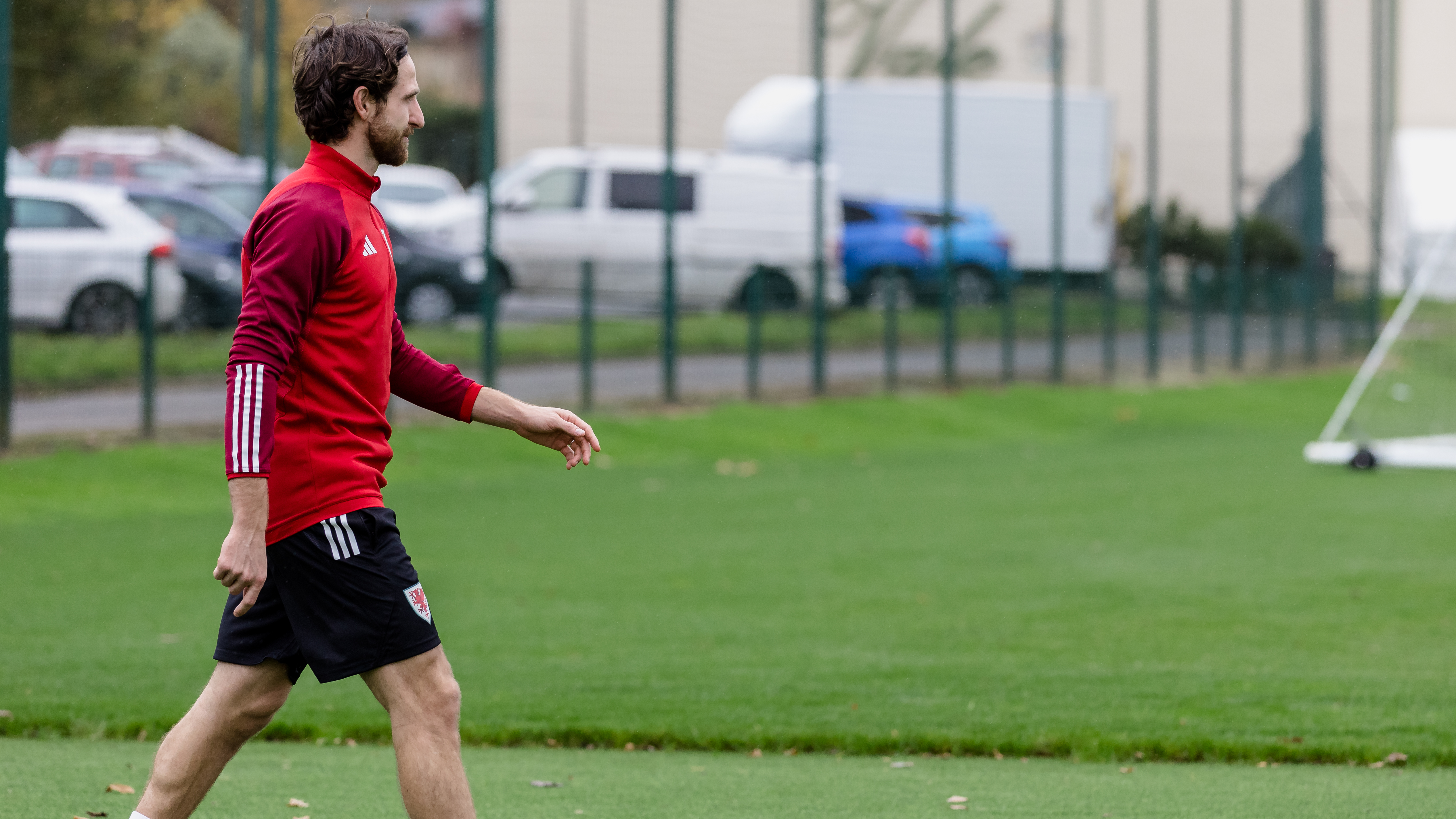 Joe Allen on Wales camp