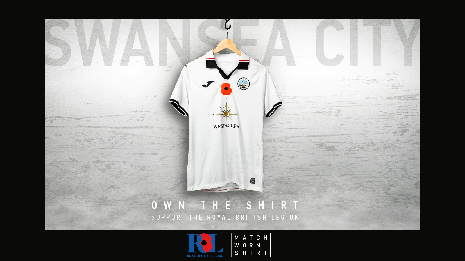 Matchworn Swansea City graphic