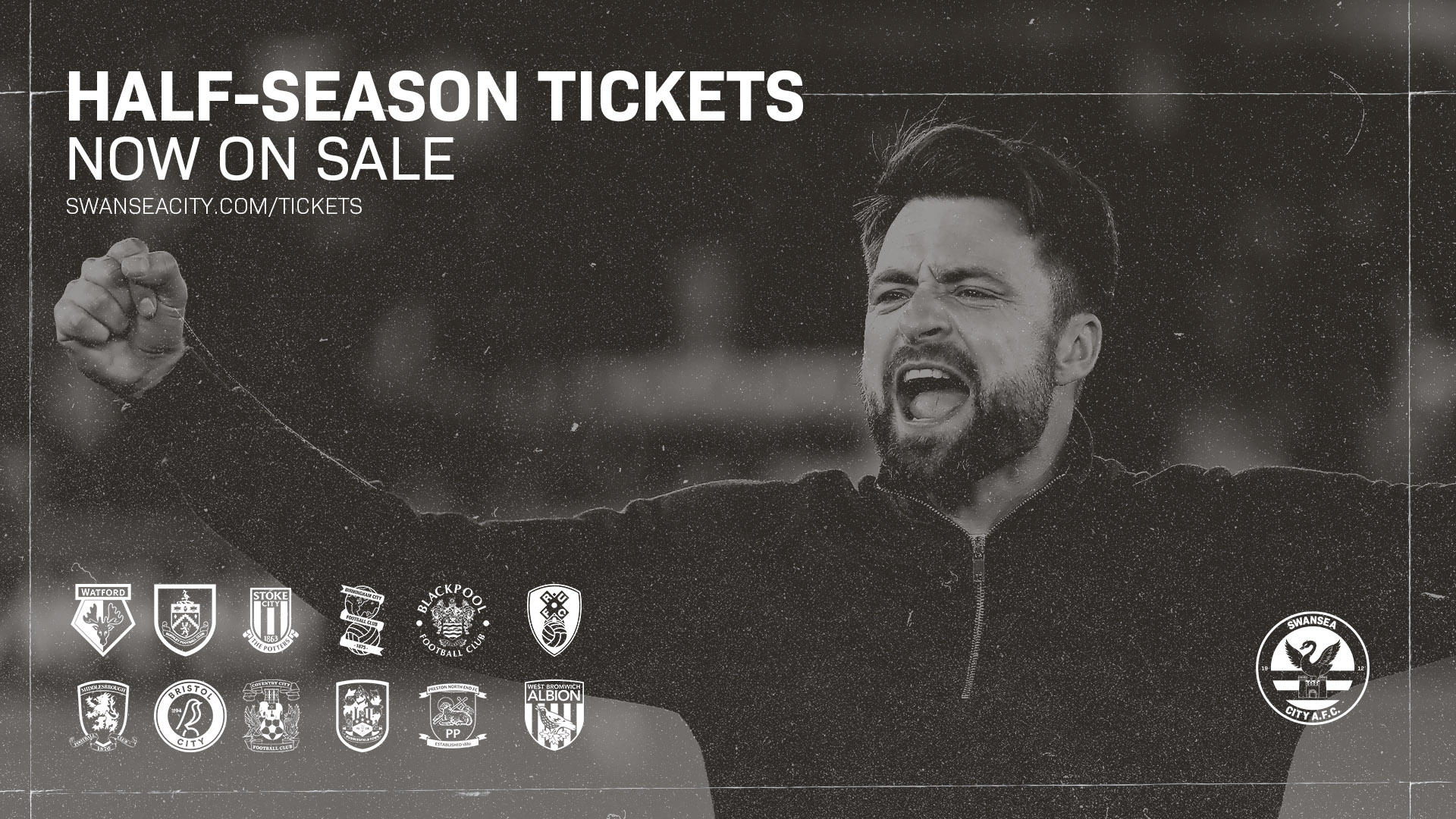 Half-season tickets on sale graphic