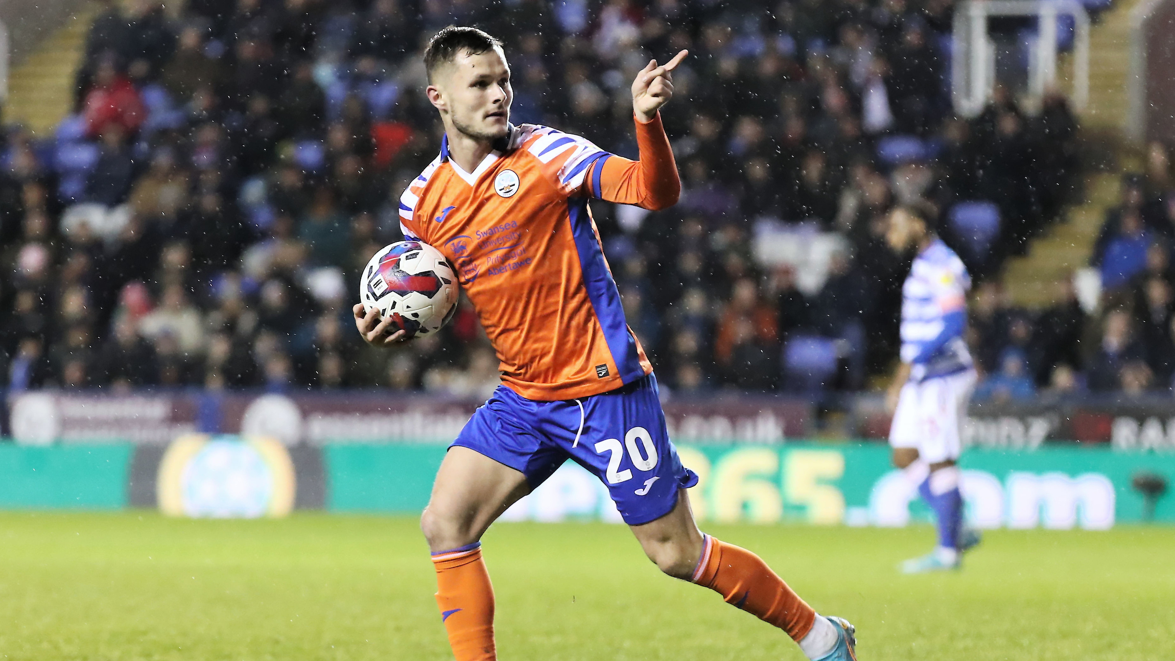 Reading away Liam Cullen celebration