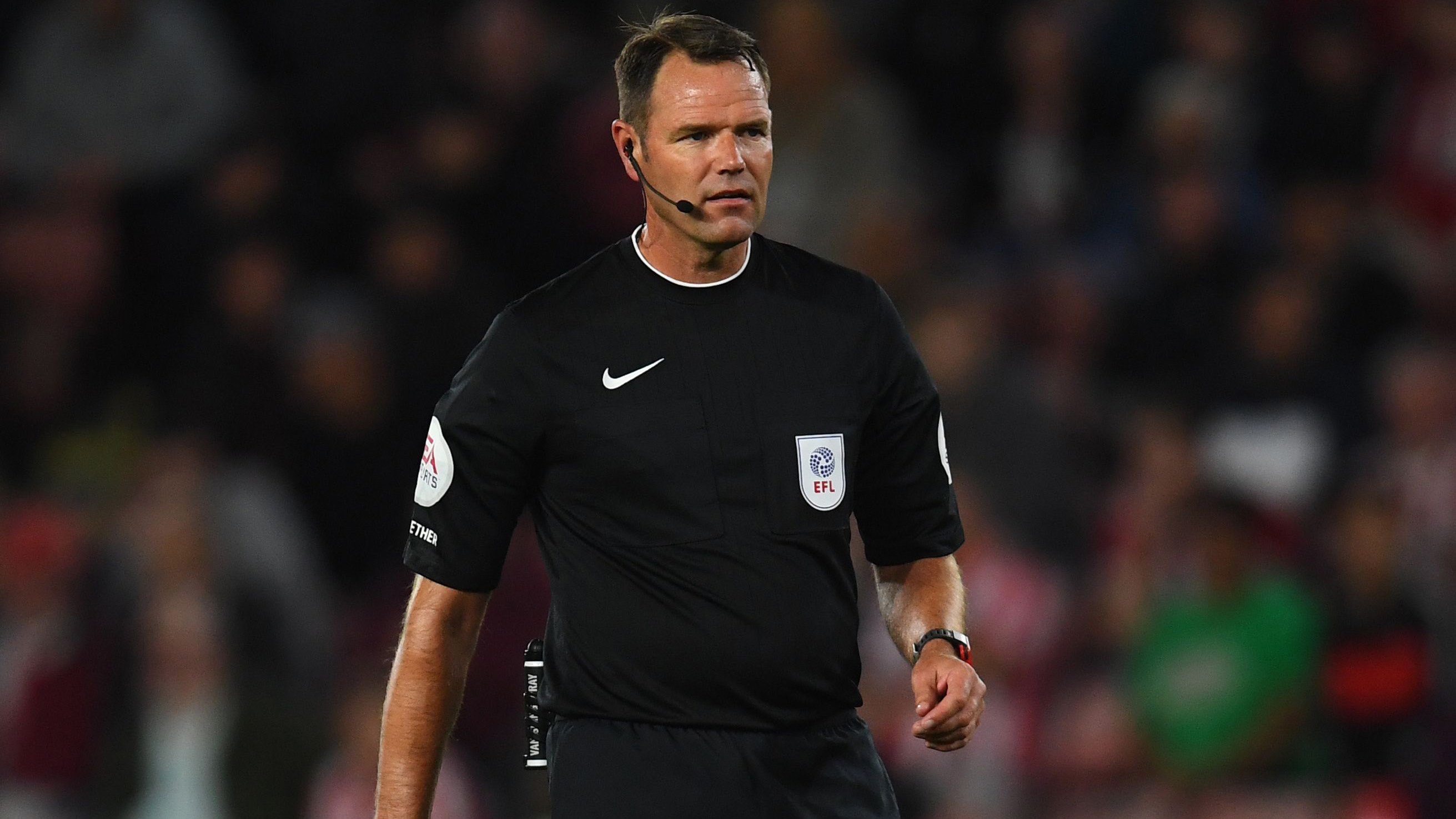 James Linington refereeing