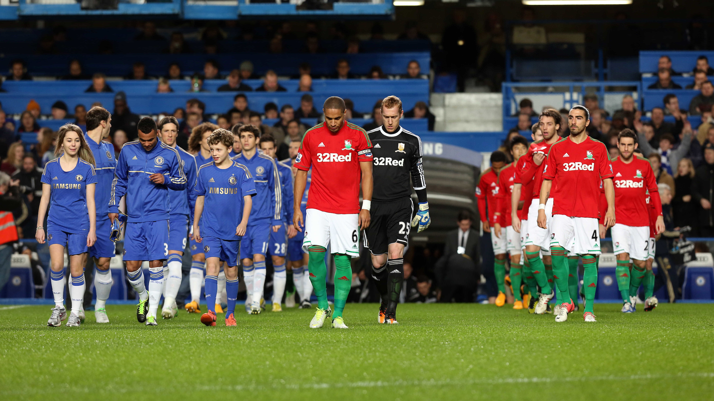 Chelsea 2013 Walk out