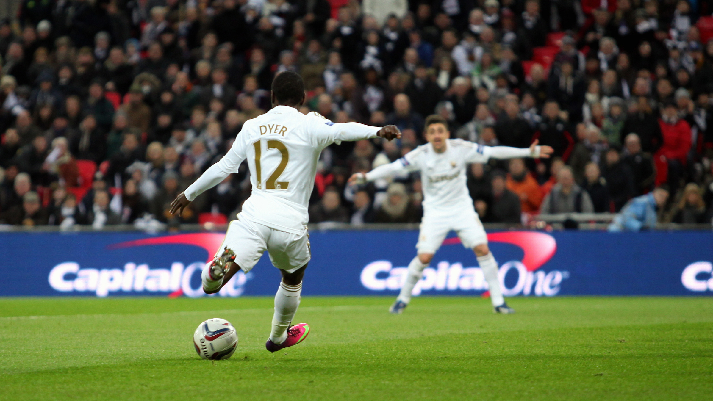 2013 League Cup final Nathan Dyer Goal 2