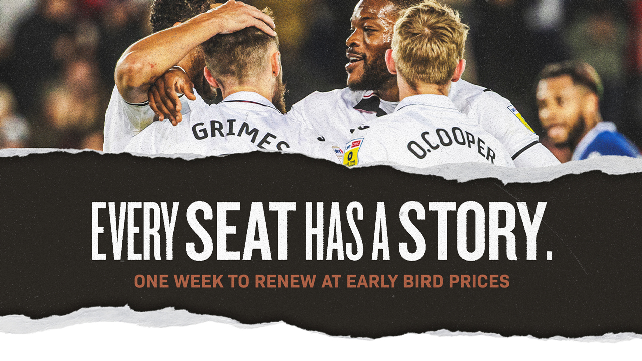 Season ticket early-bird reminder