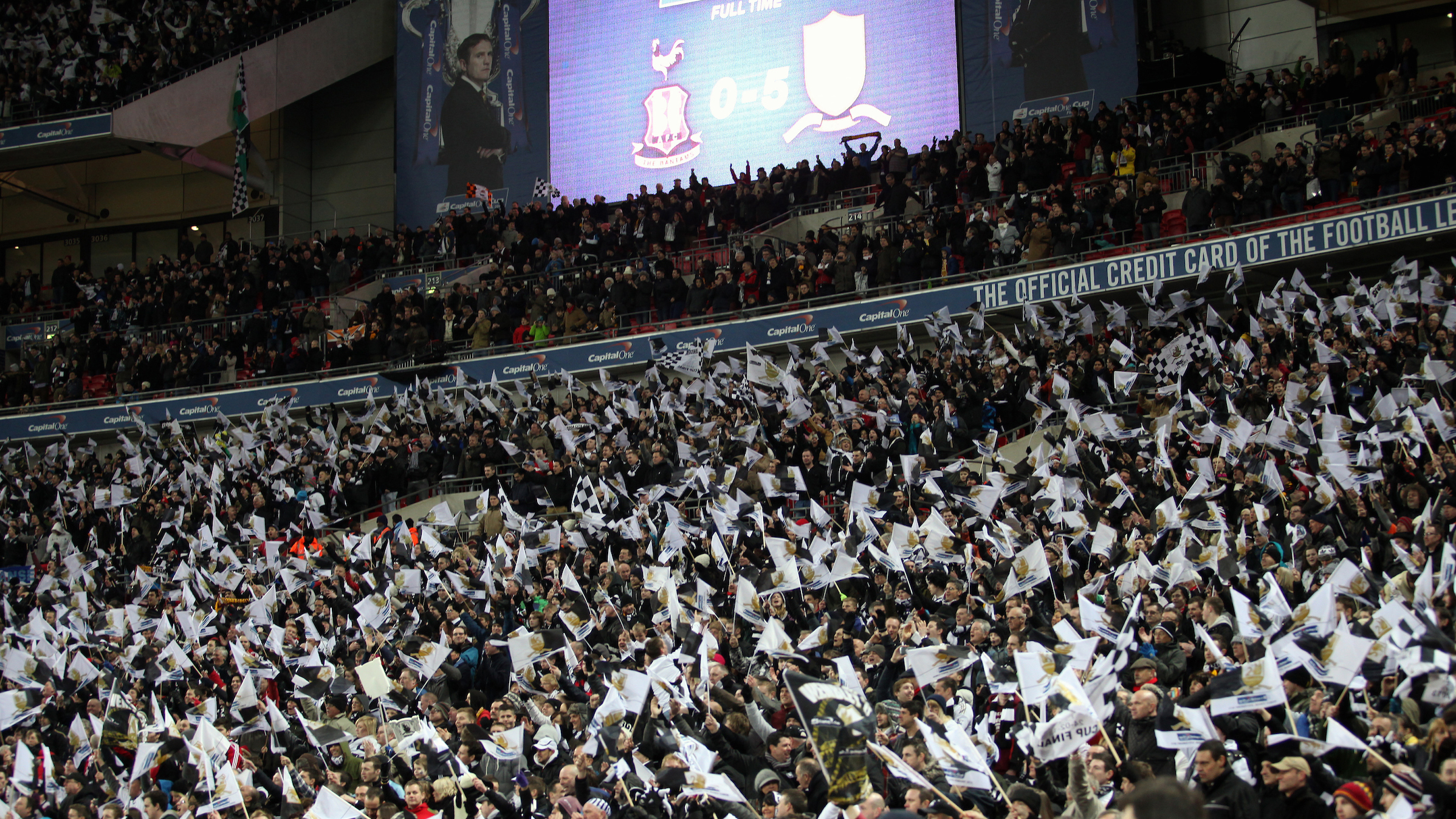 2013 League Cup final fans