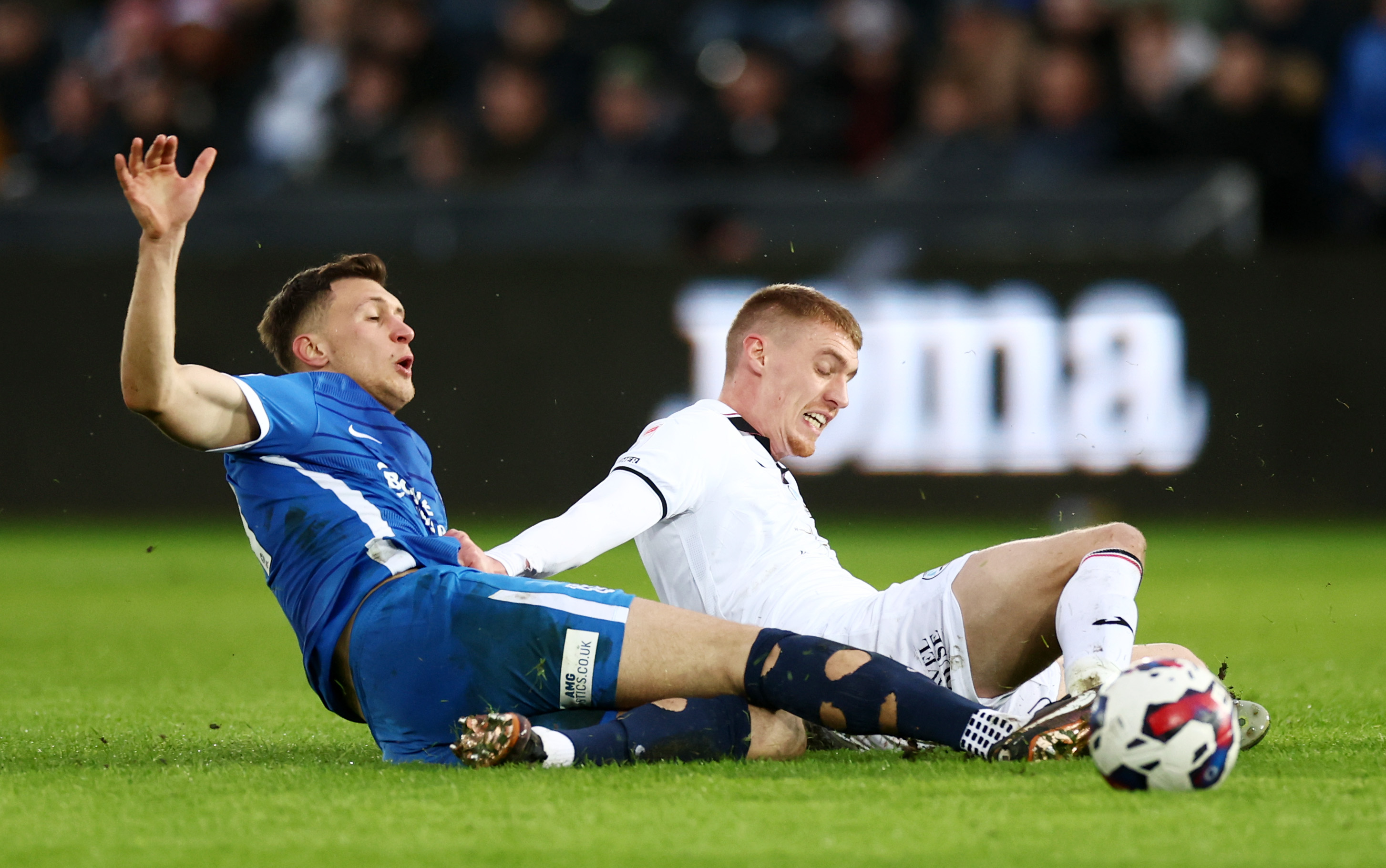 Jay Fulton tackles Bielik Birmingham City