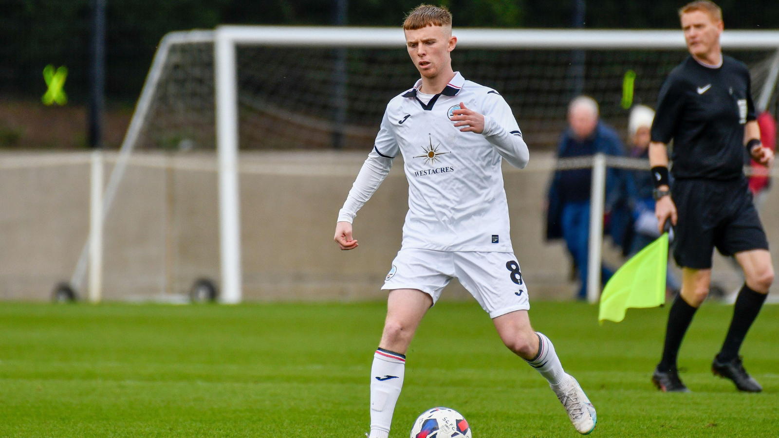 Swansea, Wales. 24 October 2022. Kyle Smith of Millwall after the  Professional Development League game between Swansea City Under 21 and  Millwall Under 21 at the Swansea City Academy in Swansea, Wales