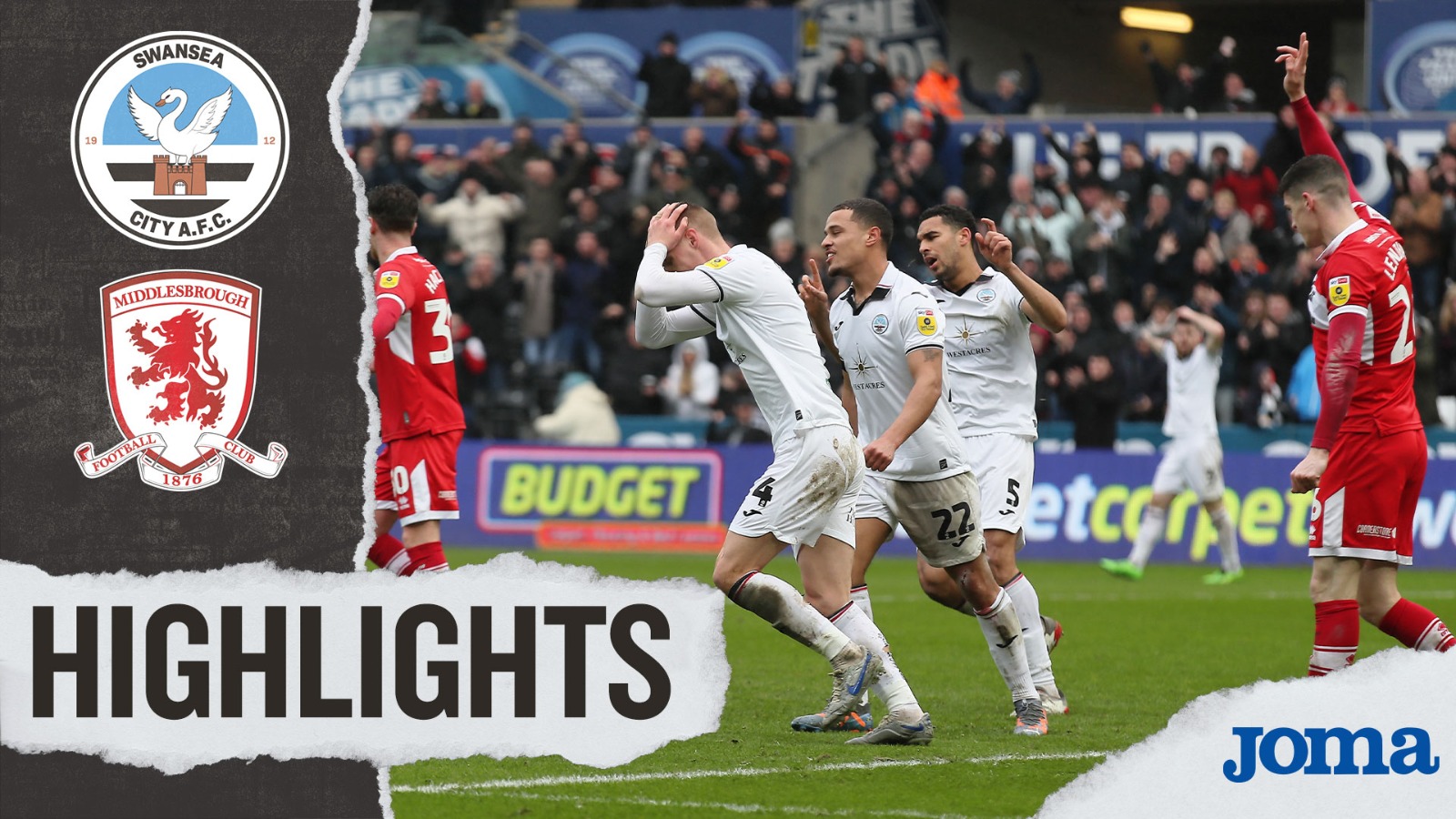 Swansea City v Middlesbrough - Highlights
