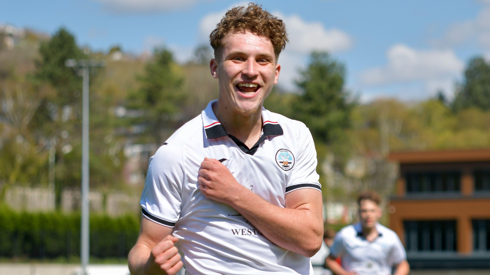 Iwan Morgan Celebrates against Ipswich Town