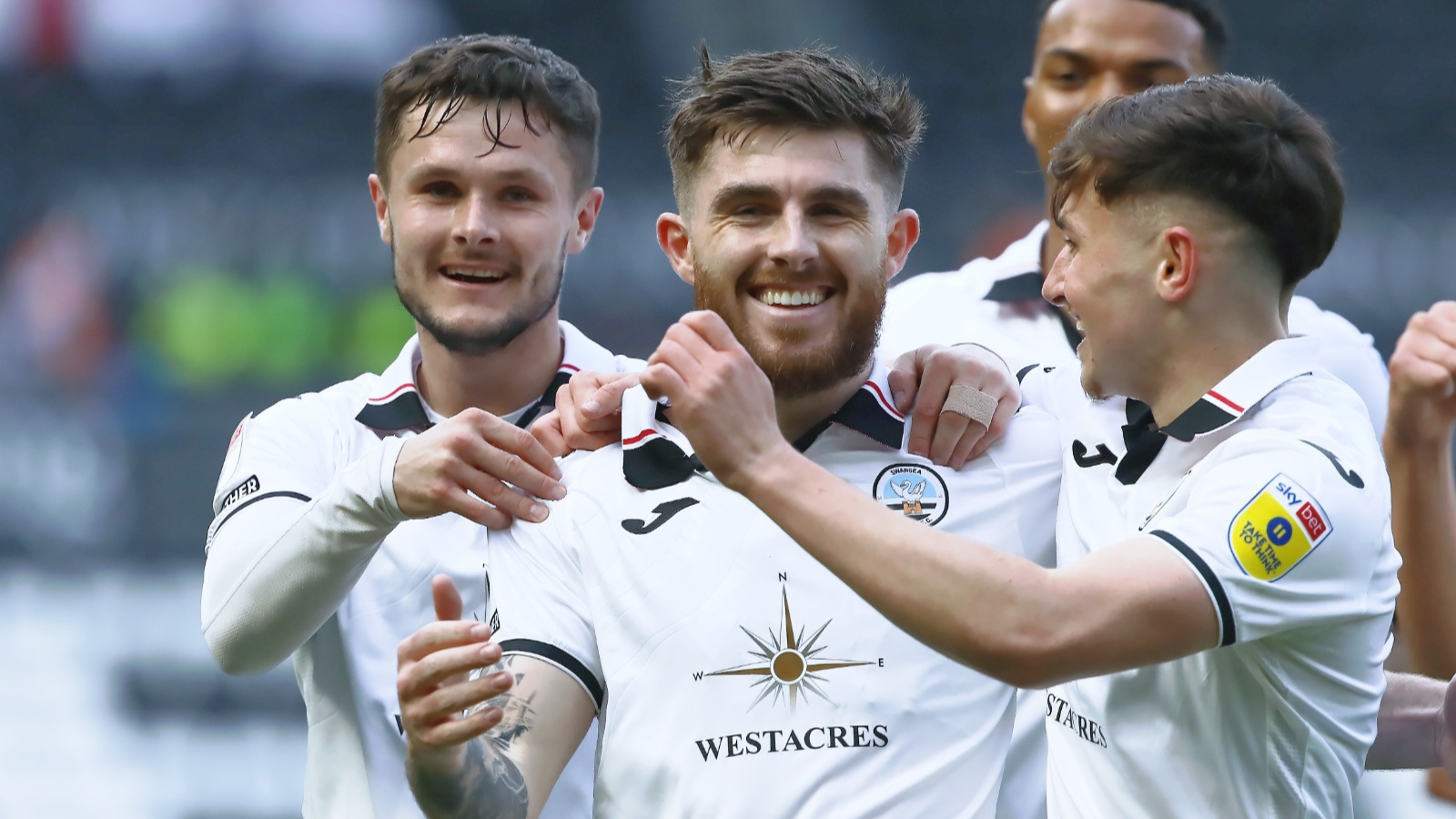 Ryan Manning celebrates against Huddersfield