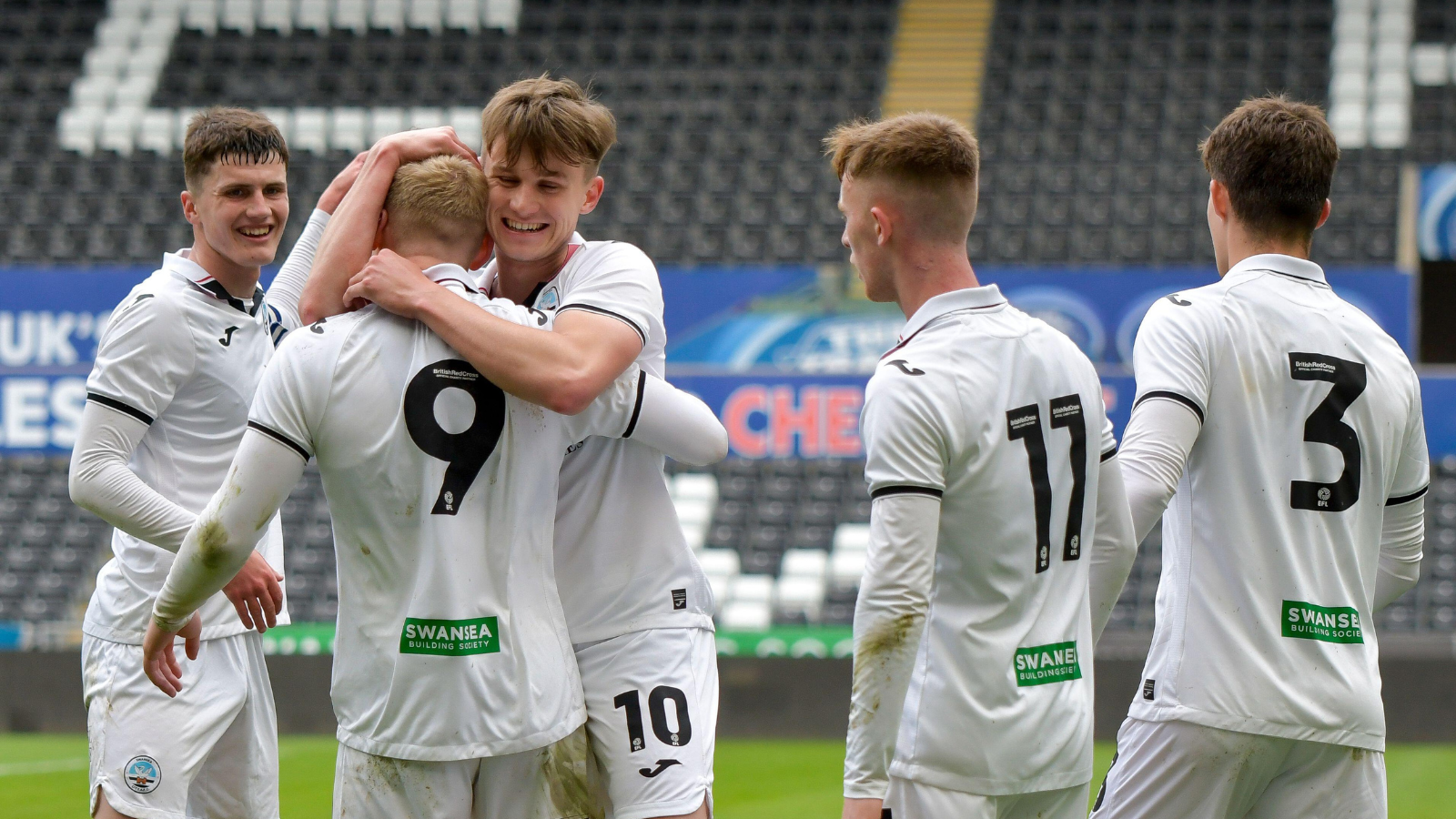 Ben Lloyd and Josh Thomas celebrate