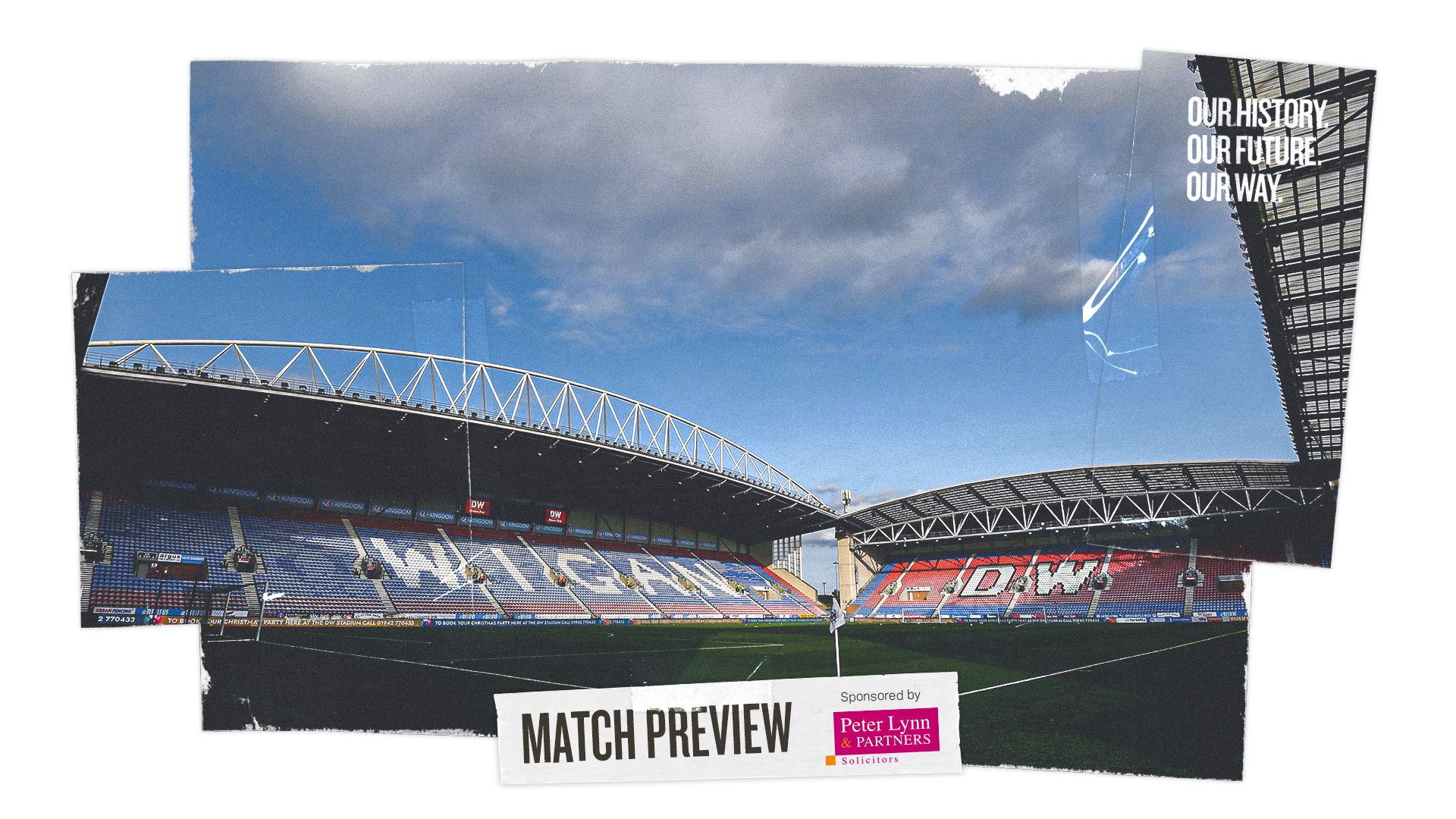 A graphic which reads "preview" over a picture of the DW Stadium