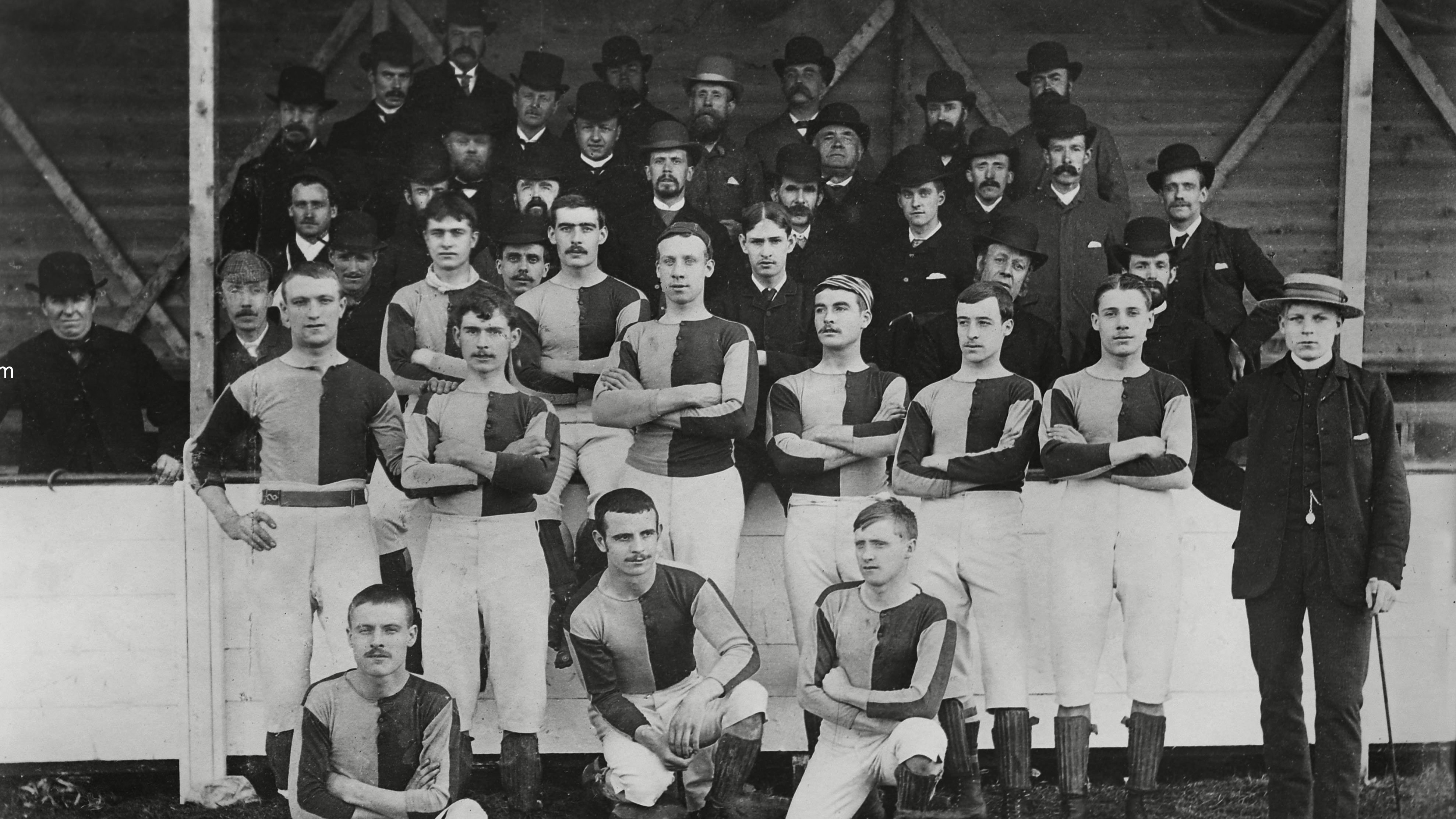 A photo of the 1885-86 West Brom team