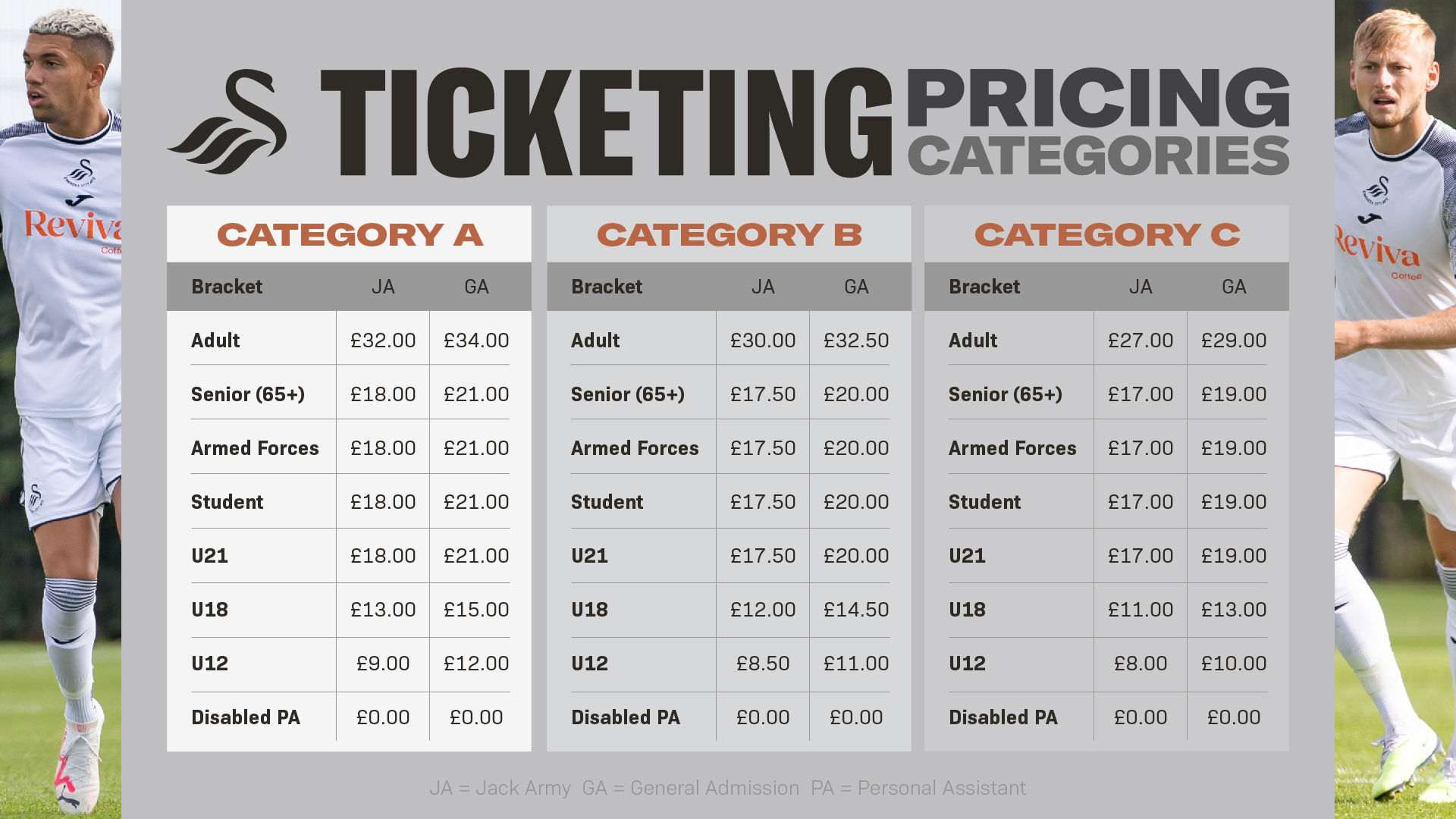 2023-24 Match Ticket Pricing