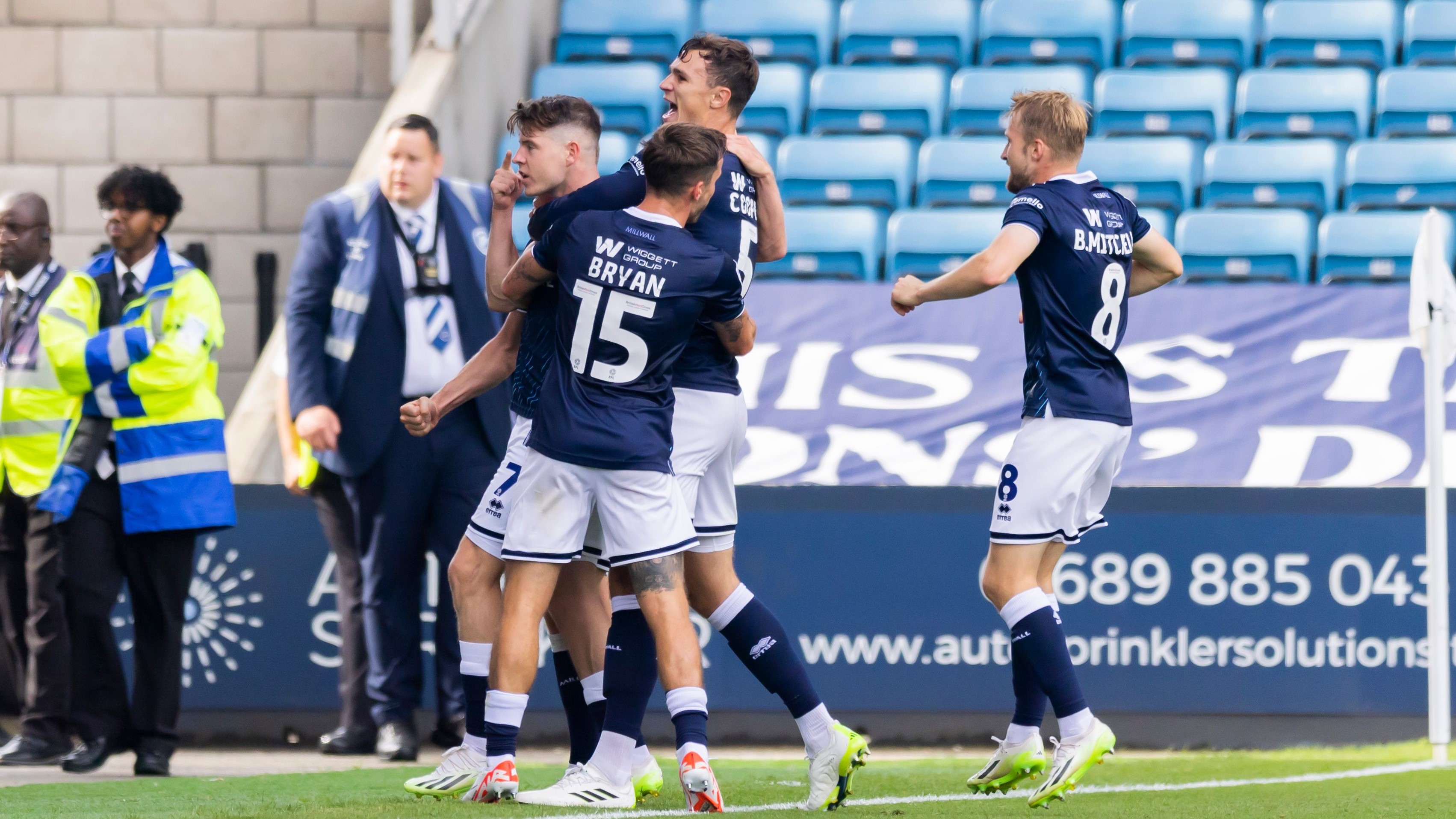 Millwall - goal celebration