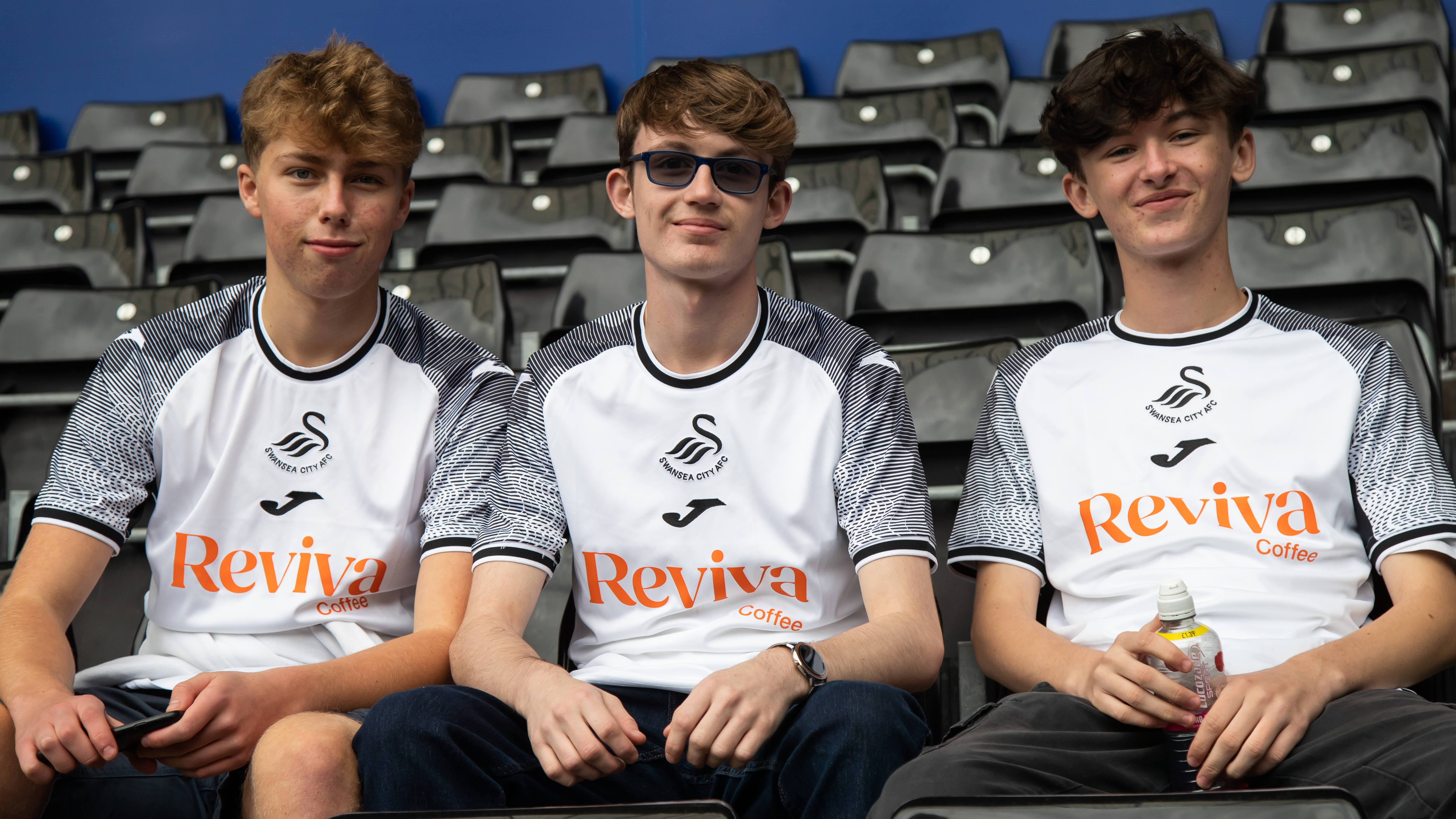 Three Swansea City fans