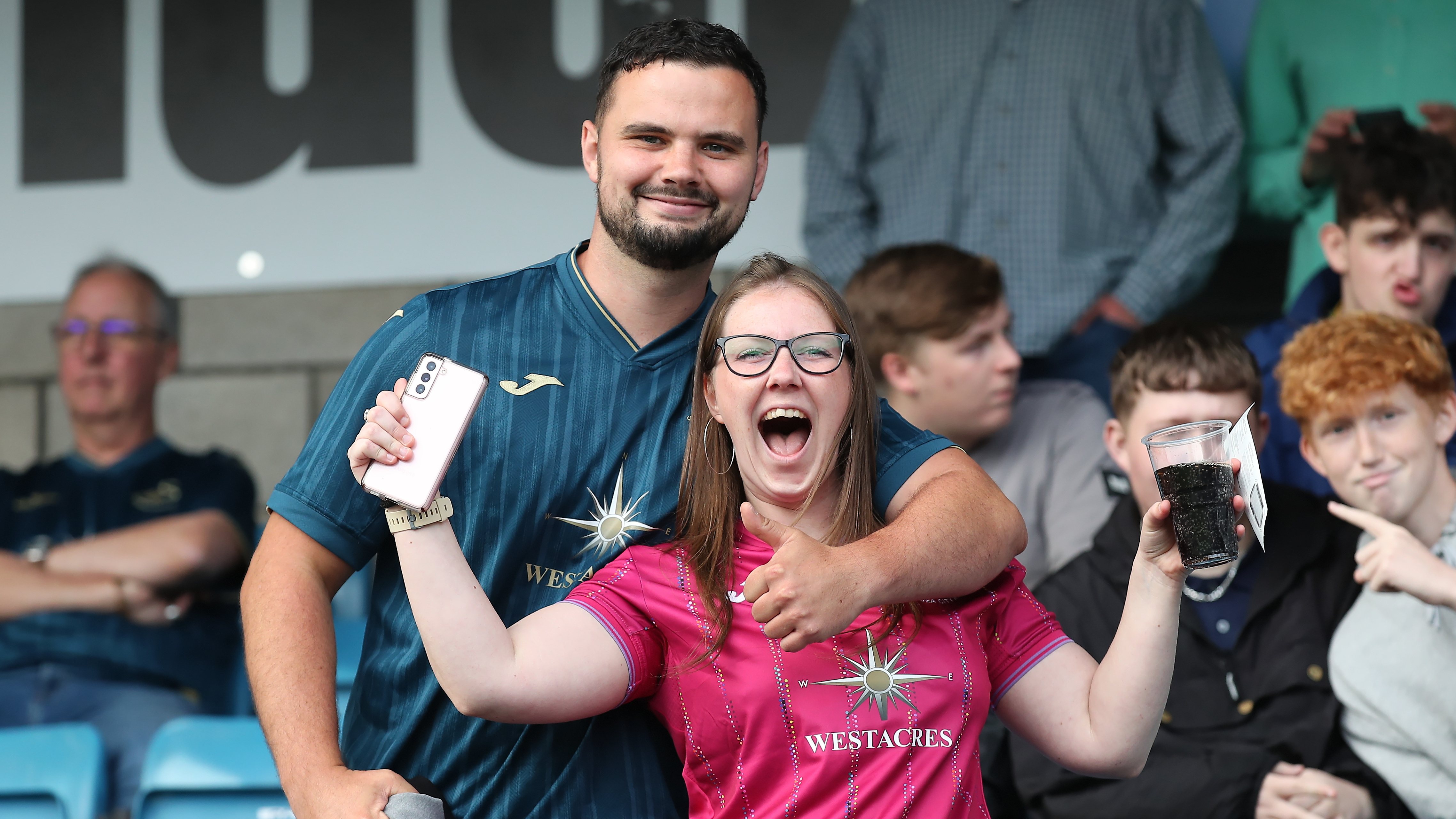 Fan gallery, Millwall v Swansea City