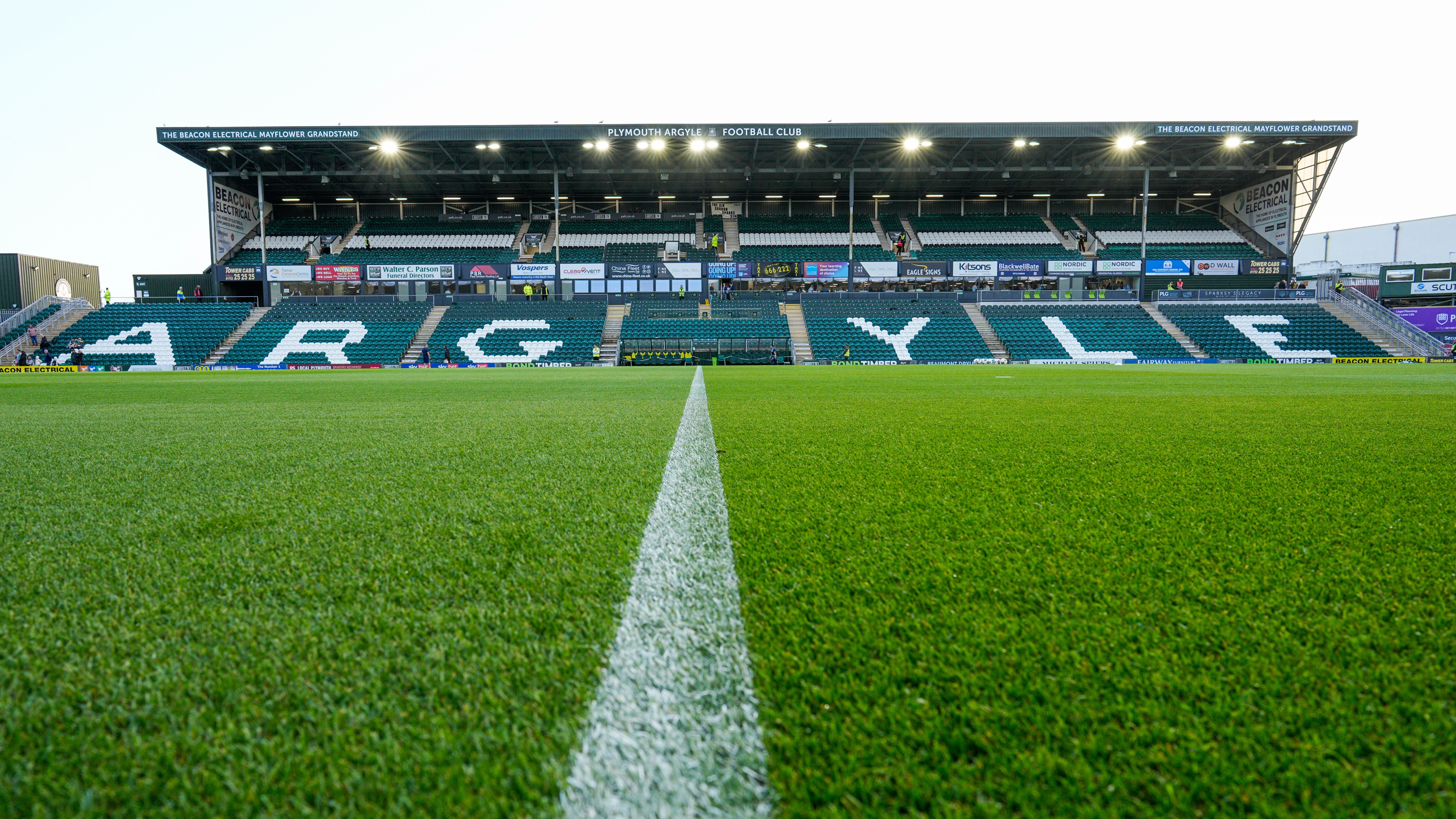 Home Park - new stand