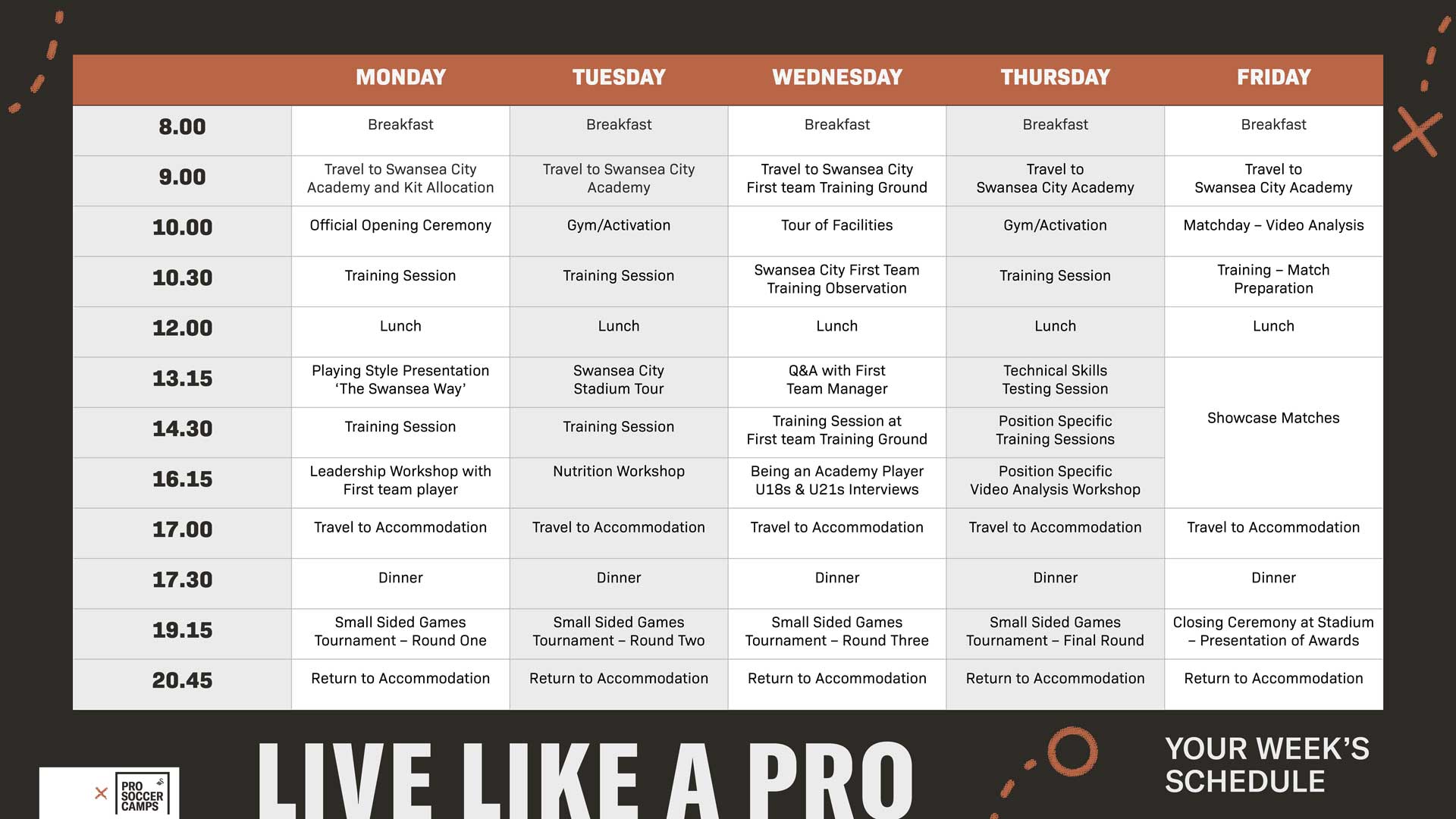 Schedule