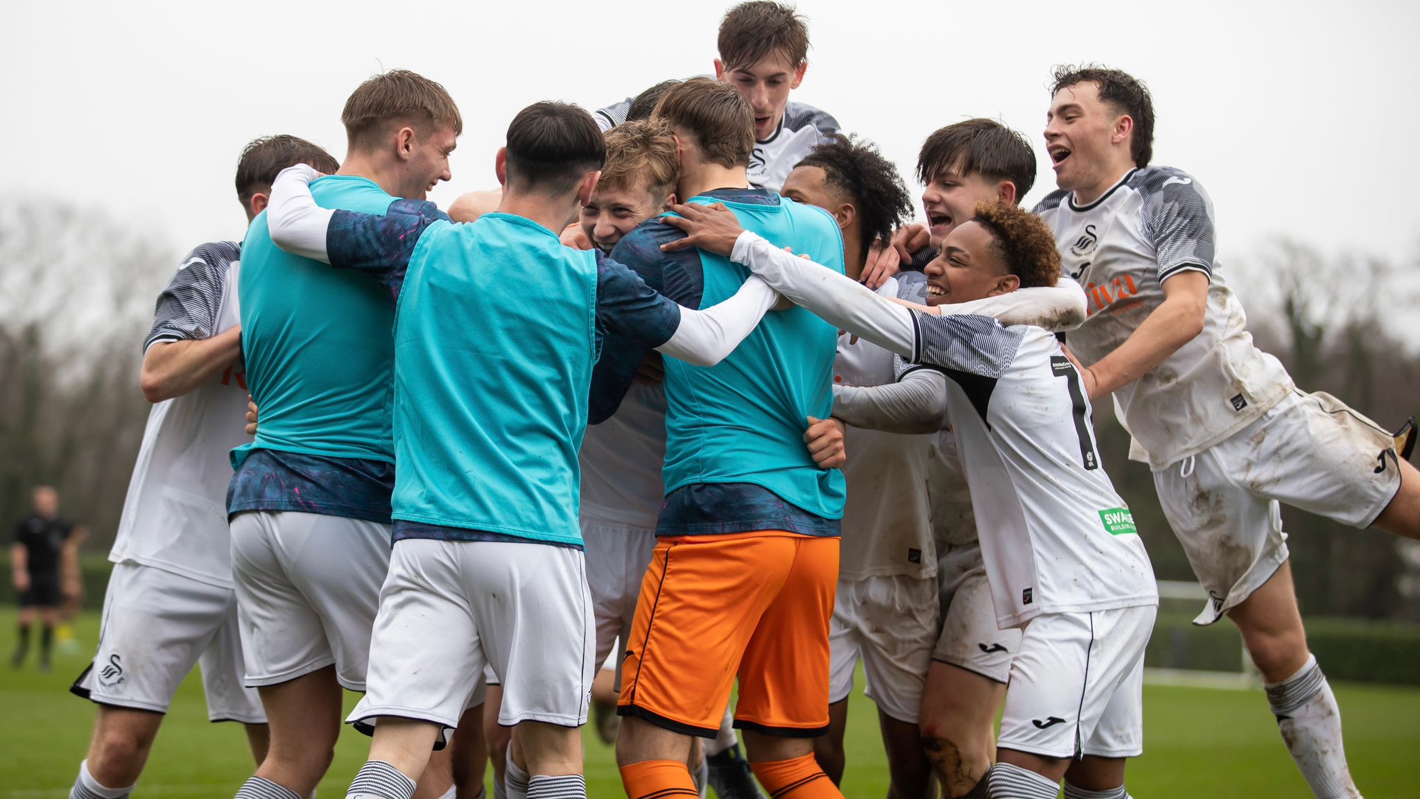 U18s celebrate semi-final win over Watford 
