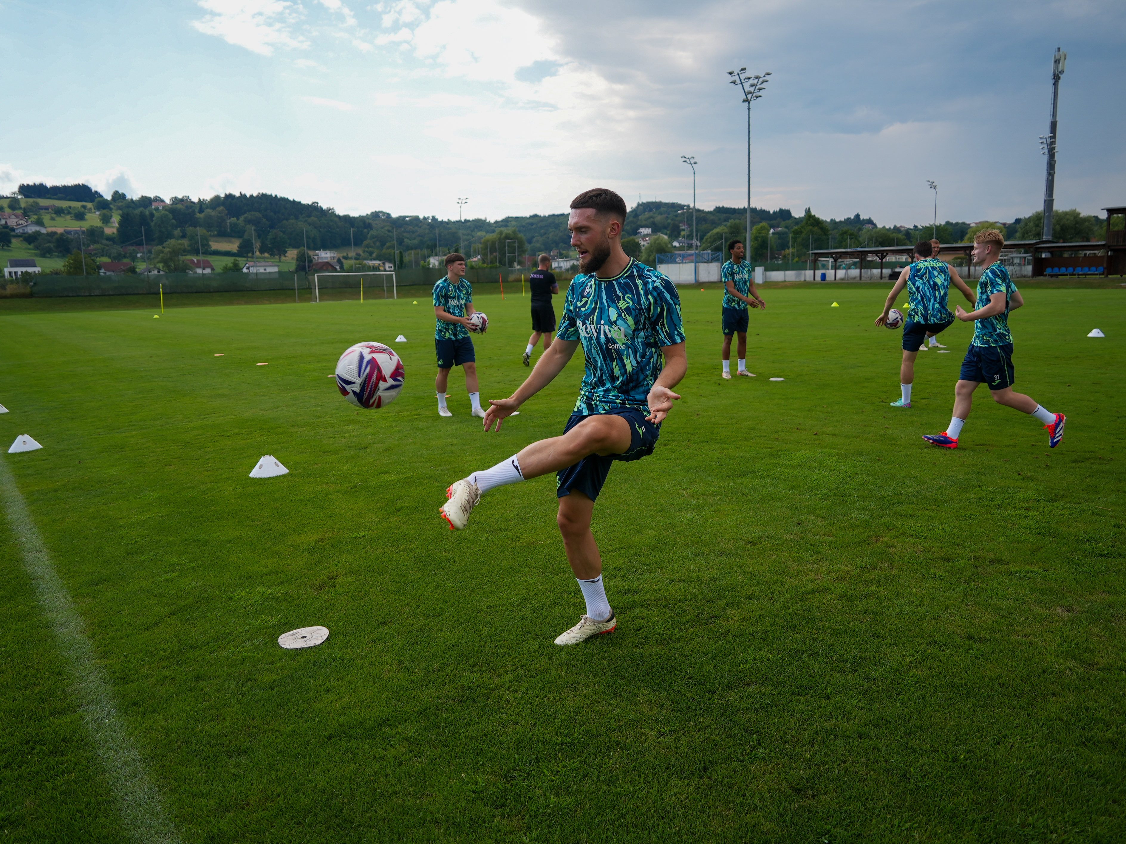 Matt Grimes training in Austria