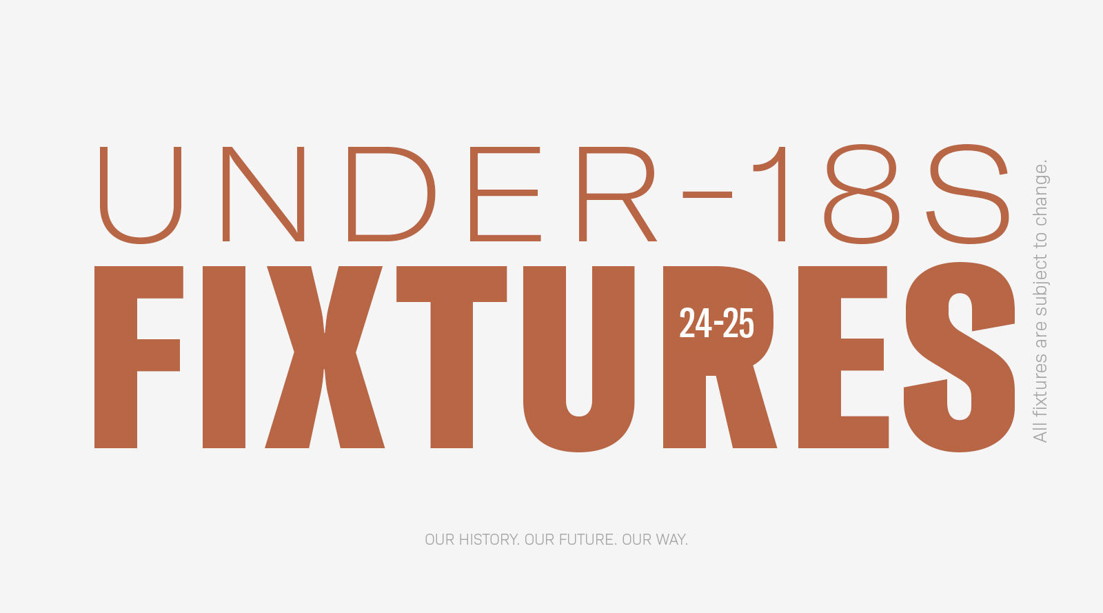 Swansea City Under-18s fixtures Graphic