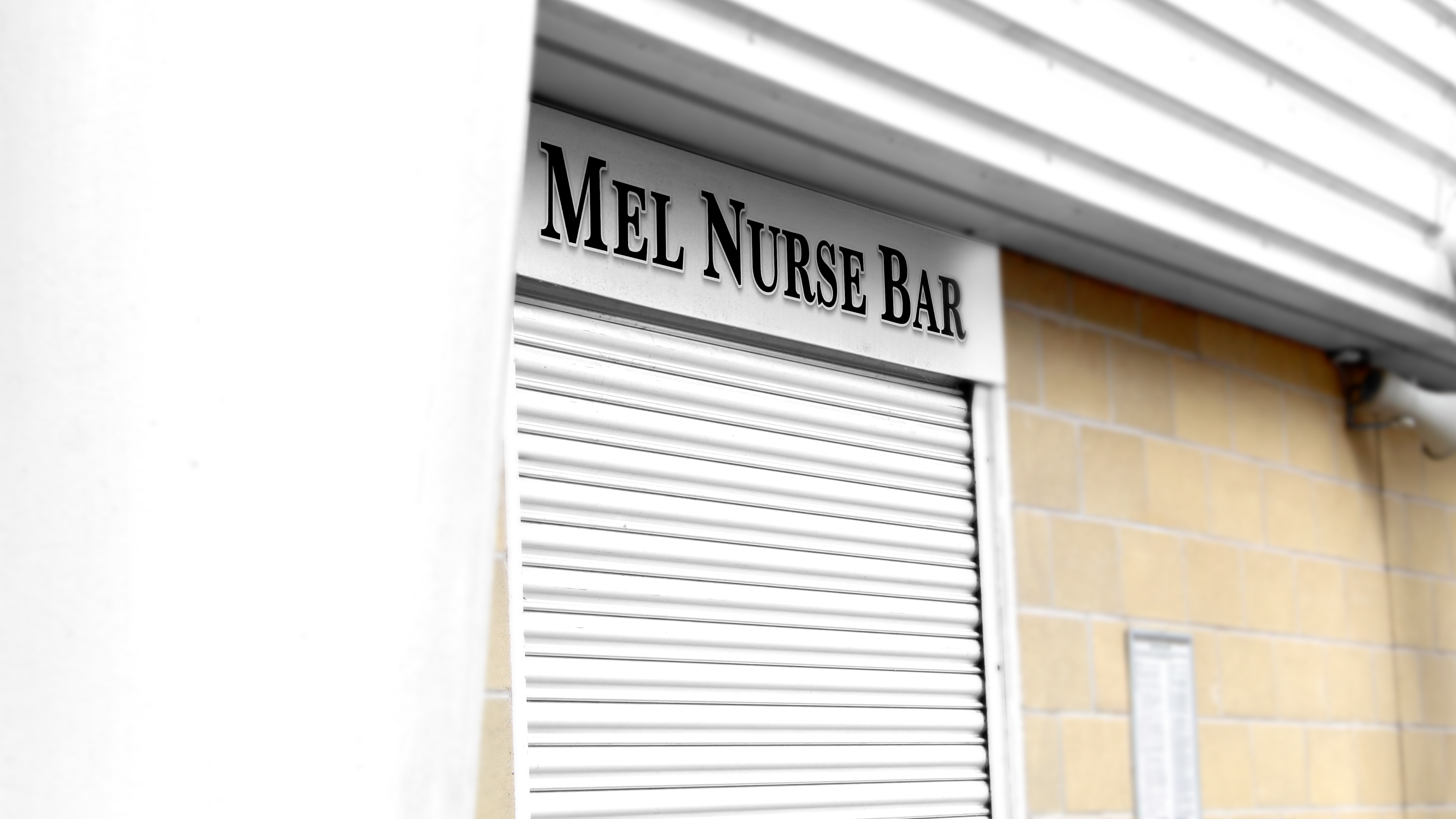 Mel Nurse bar signage