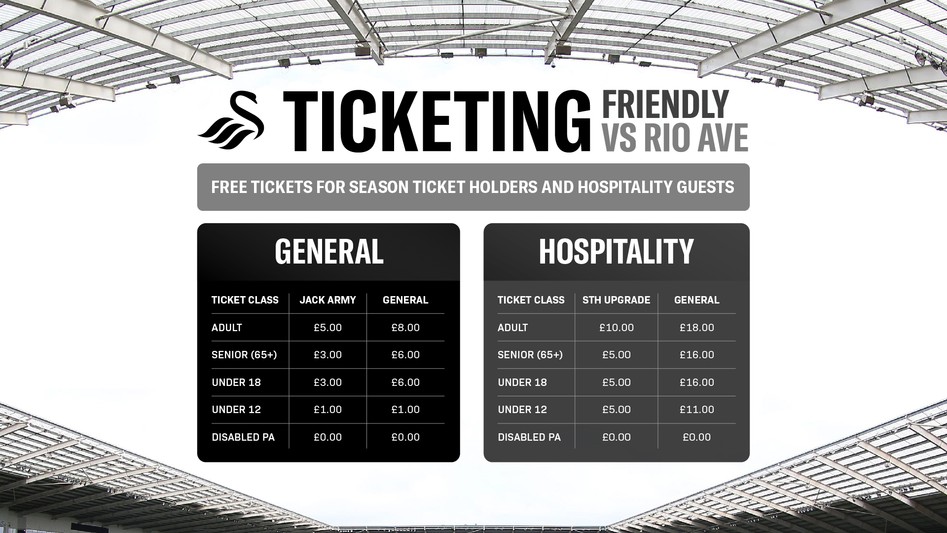 Ticket friendly Rio Ave prices