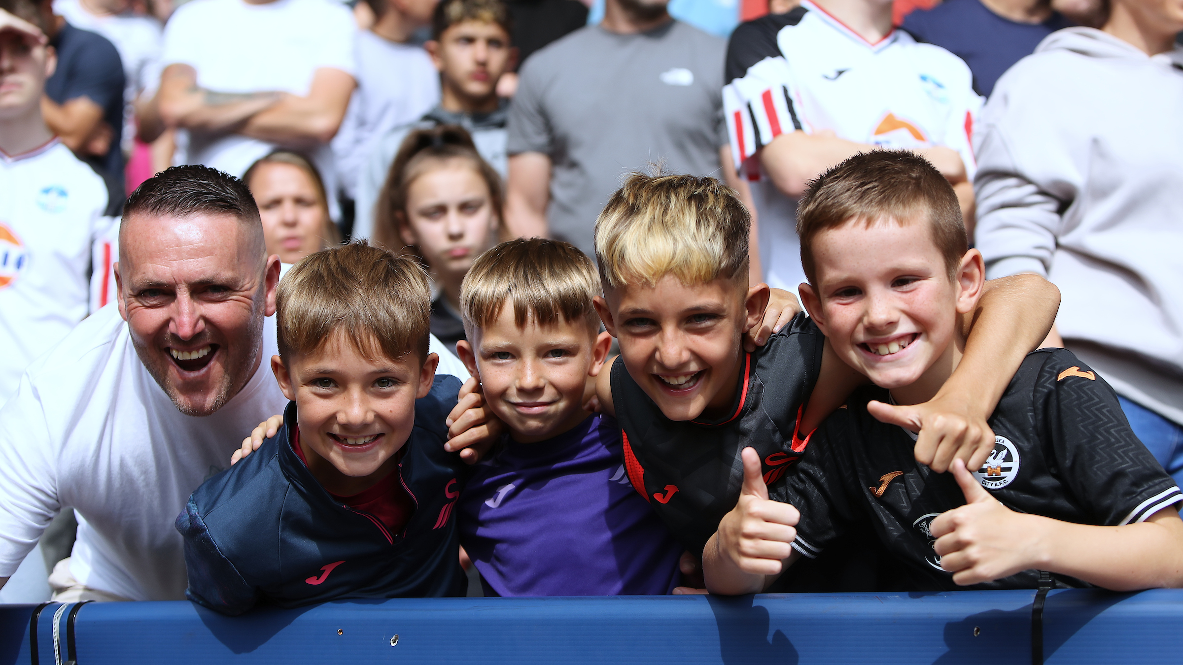 Fans at the Swansea.com Stadium