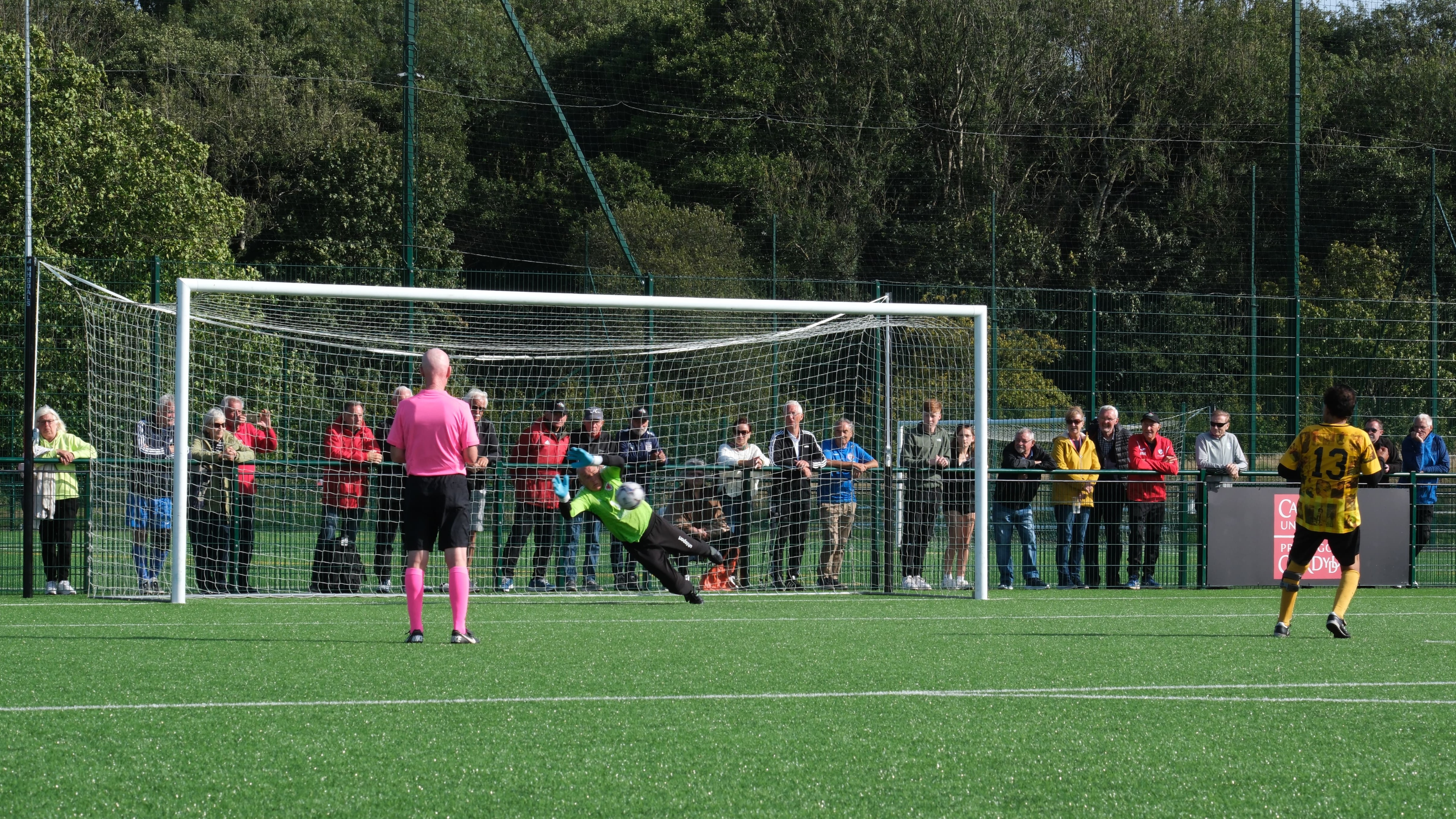 Wales O70s penalty save