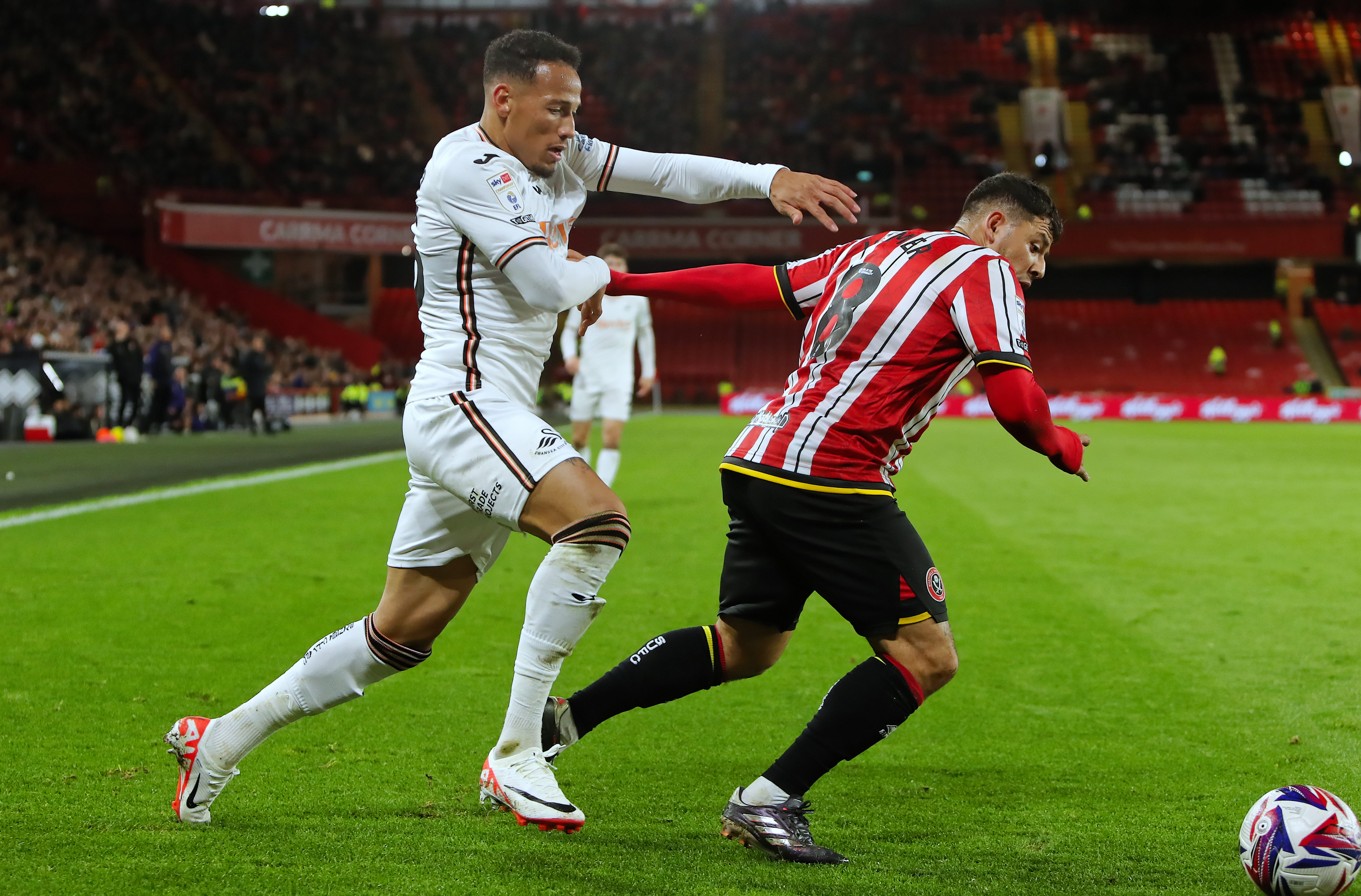 Ronald against Sheffield United