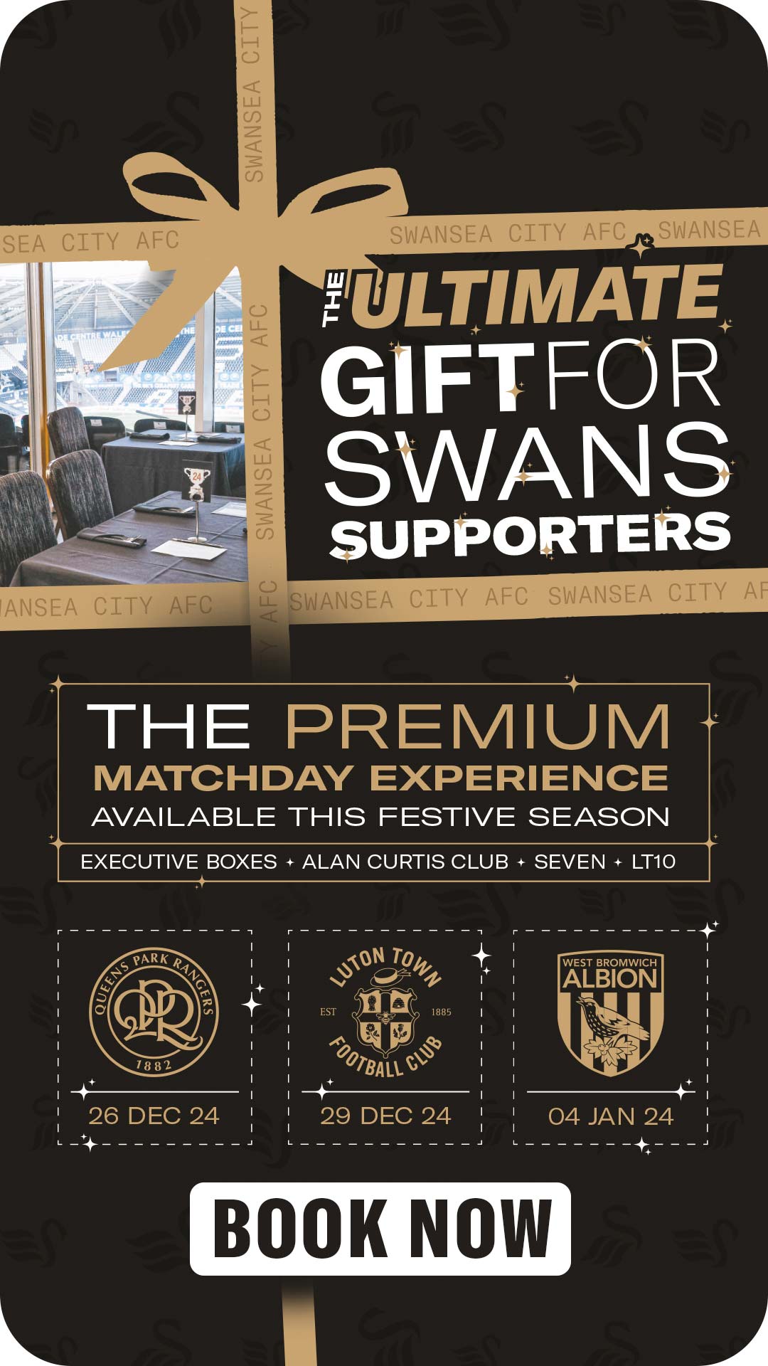 Swansea City Hospitality Advert