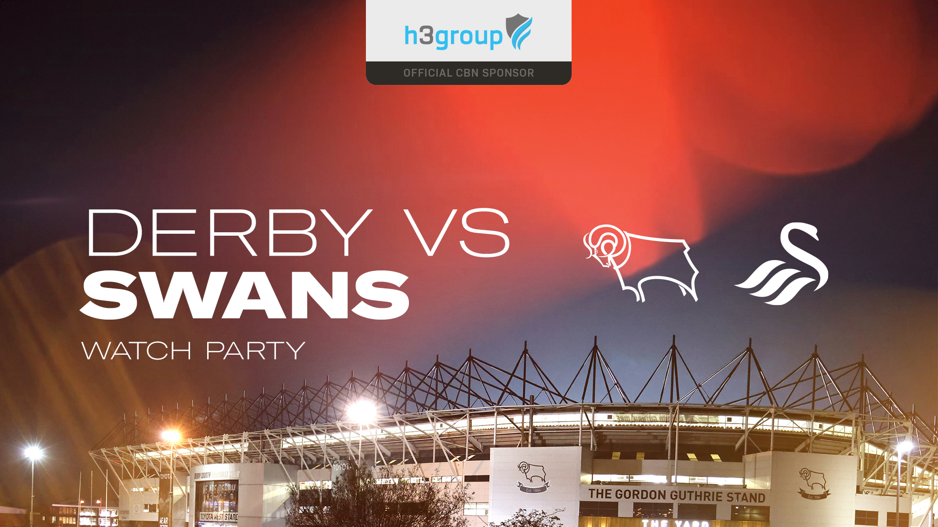 Derby v Swans watch party