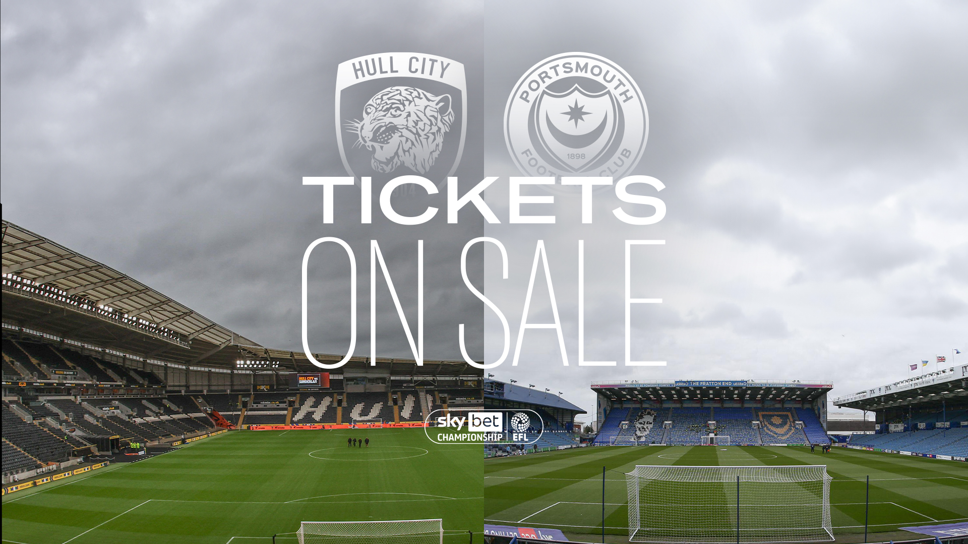 Tickets on Sale - Hull and Portsmouth