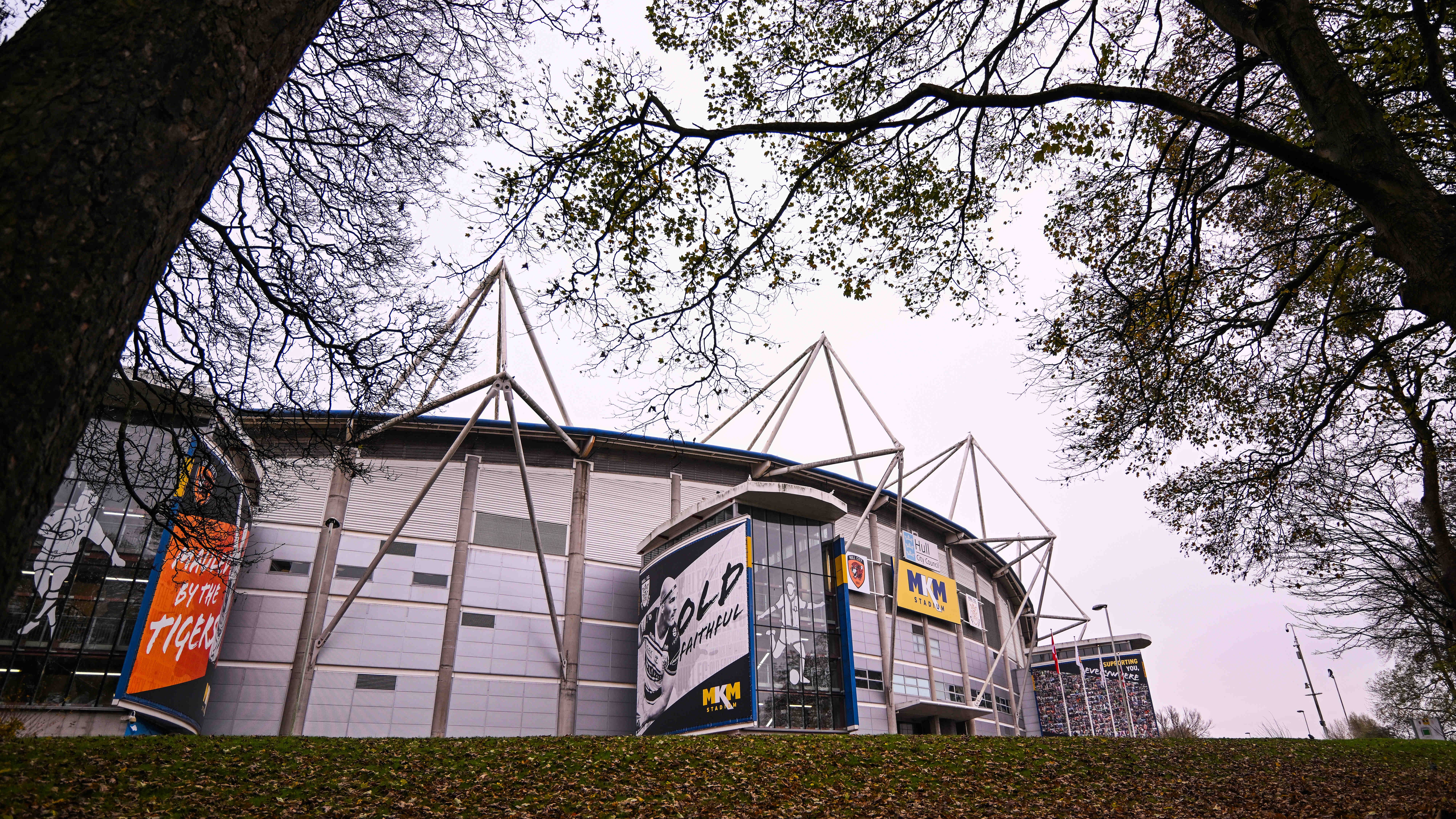 Hull City's stadium from the outside