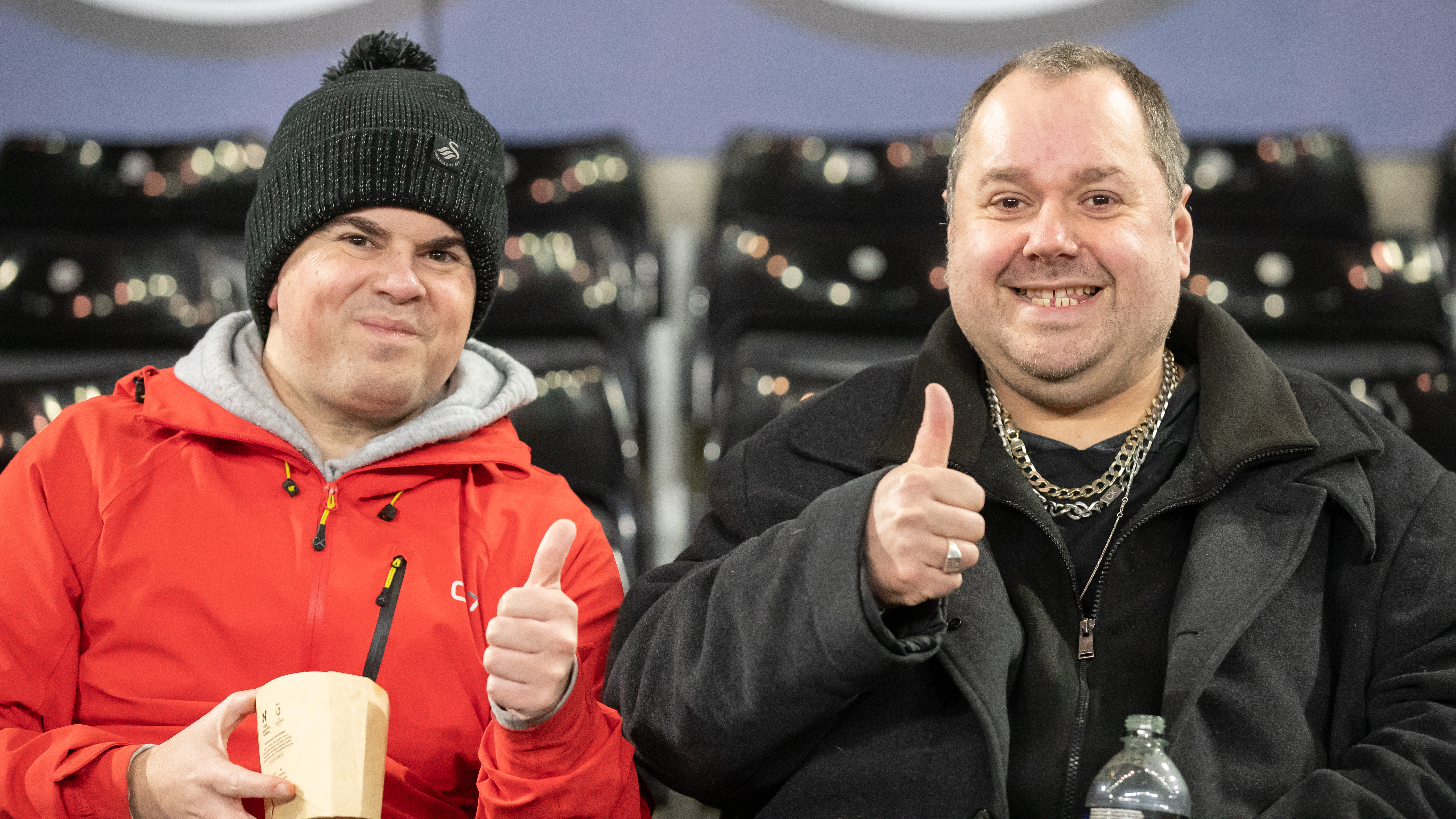 Fans at the Swansea.com Stadium