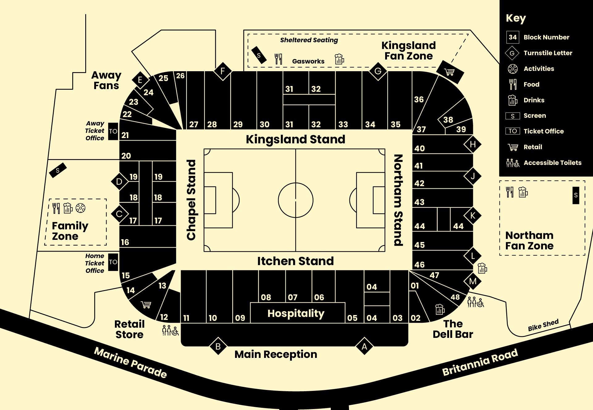 A map of St Mary's