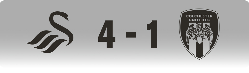 Swansea City Under 21, 4, Colchester Under 21, 1