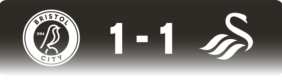 Bristol City 1, Swansea City 1