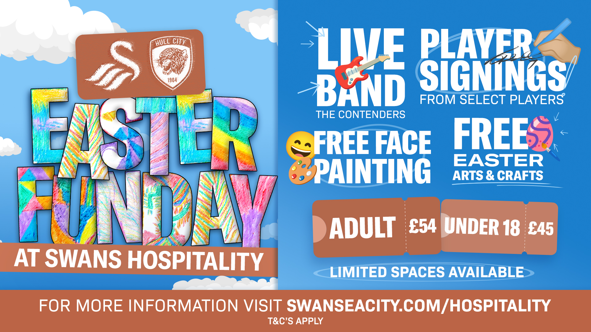 Swans Hospitality - Easter Funday